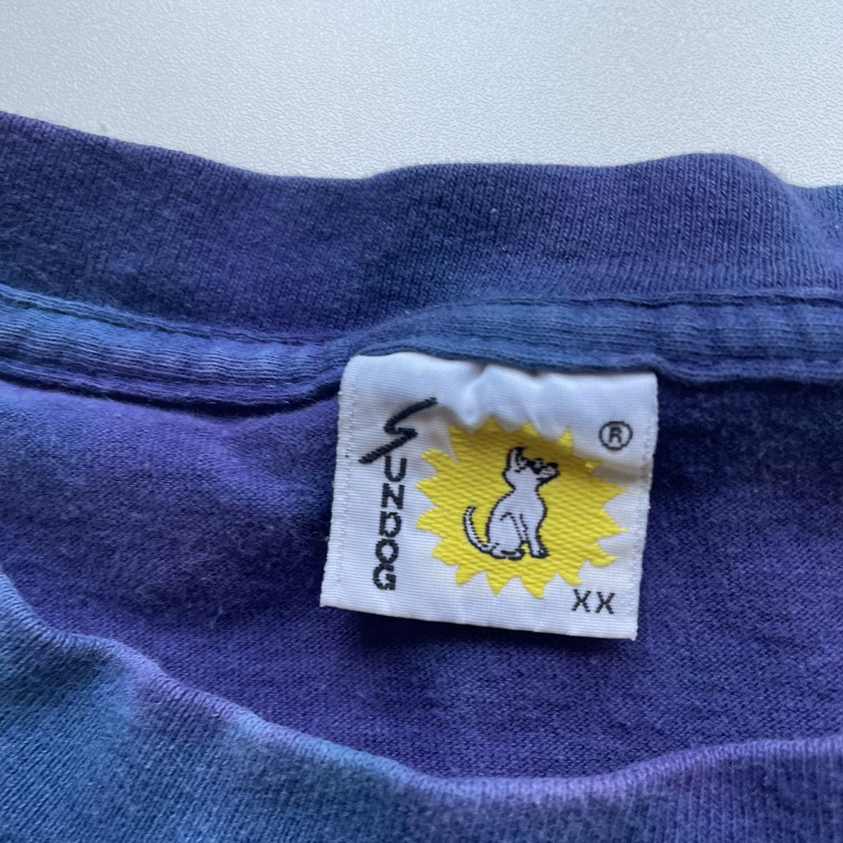 Vintage Vintage 1990s Earth Tie Dye Art Graphic T Shirt XXL Rare Size US XXL / EU 58 / 5 - 7 Thumbnail