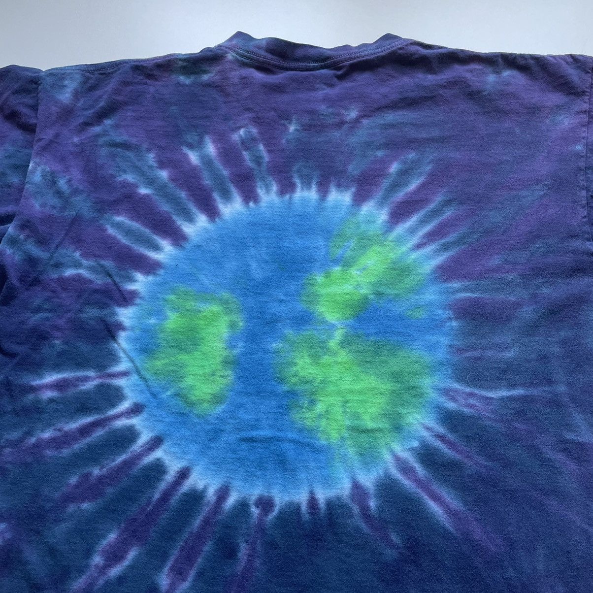 Vintage Vintage 1990s Earth Tie Dye Art Graphic T Shirt XXL Rare Size US XXL / EU 58 / 5 - 4 Thumbnail