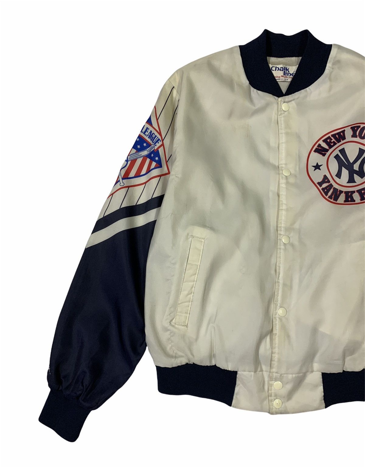 Chalk Line × MLB × New York Yankees 🔥RARE FANIMATION NY YANKEES CHALK LINE BOMBERS JACKET Size US M / EU 48-50 / 2 - 5 Thumbnail