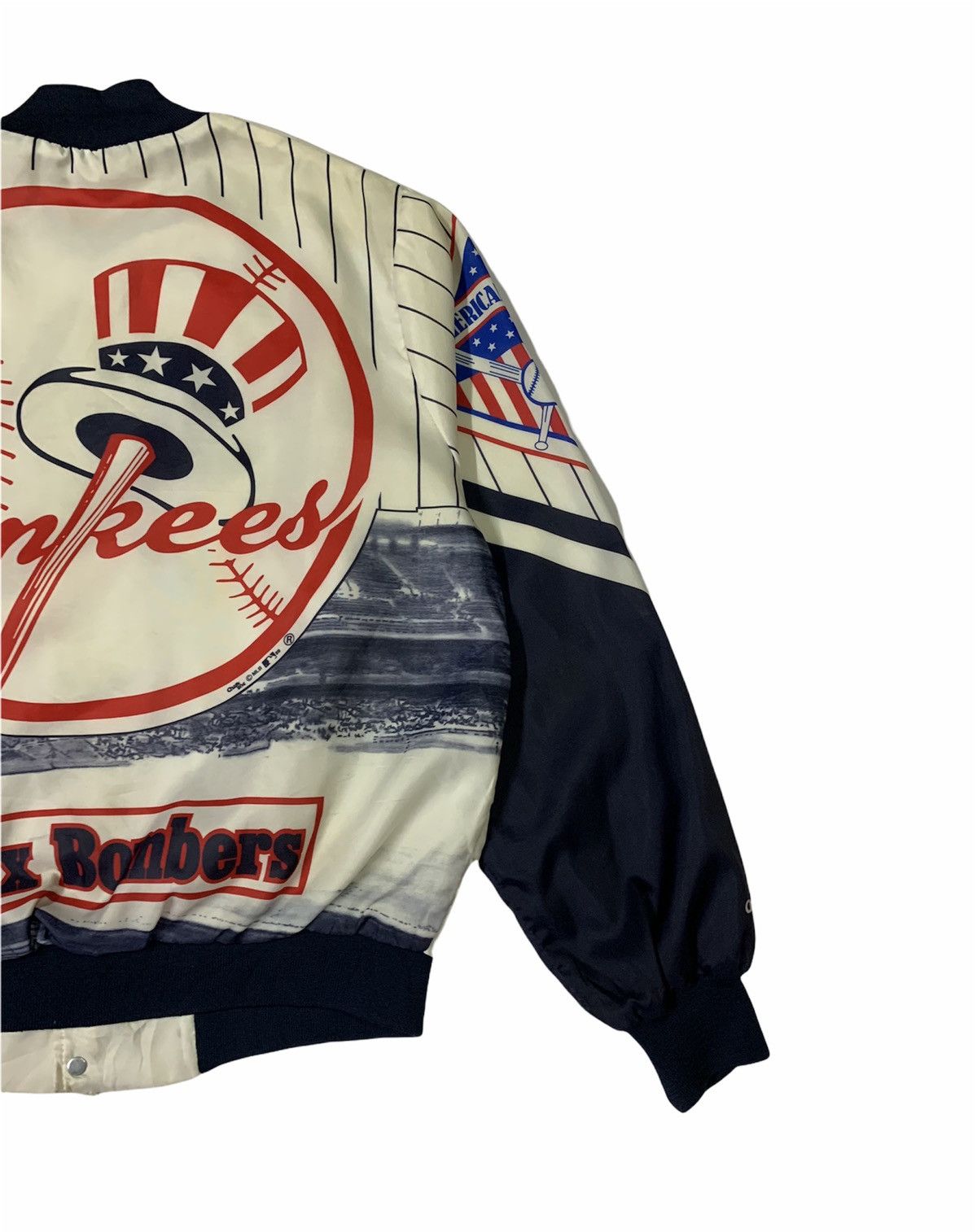 Chalk Line × MLB × New York Yankees 🔥RARE FANIMATION NY YANKEES CHALK LINE BOMBERS JACKET Size US M / EU 48-50 / 2 - 3 Thumbnail
