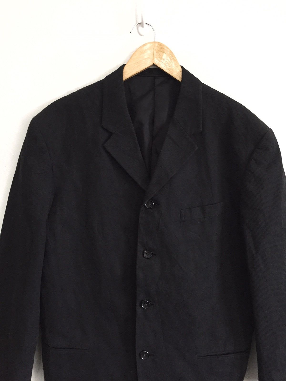 Yohji Yamamoto Yohji Yamamoto Pleated Minimal OS Overcoat/Jacket Size US M / EU 48-50 / 2 - 2 Thumbnail
