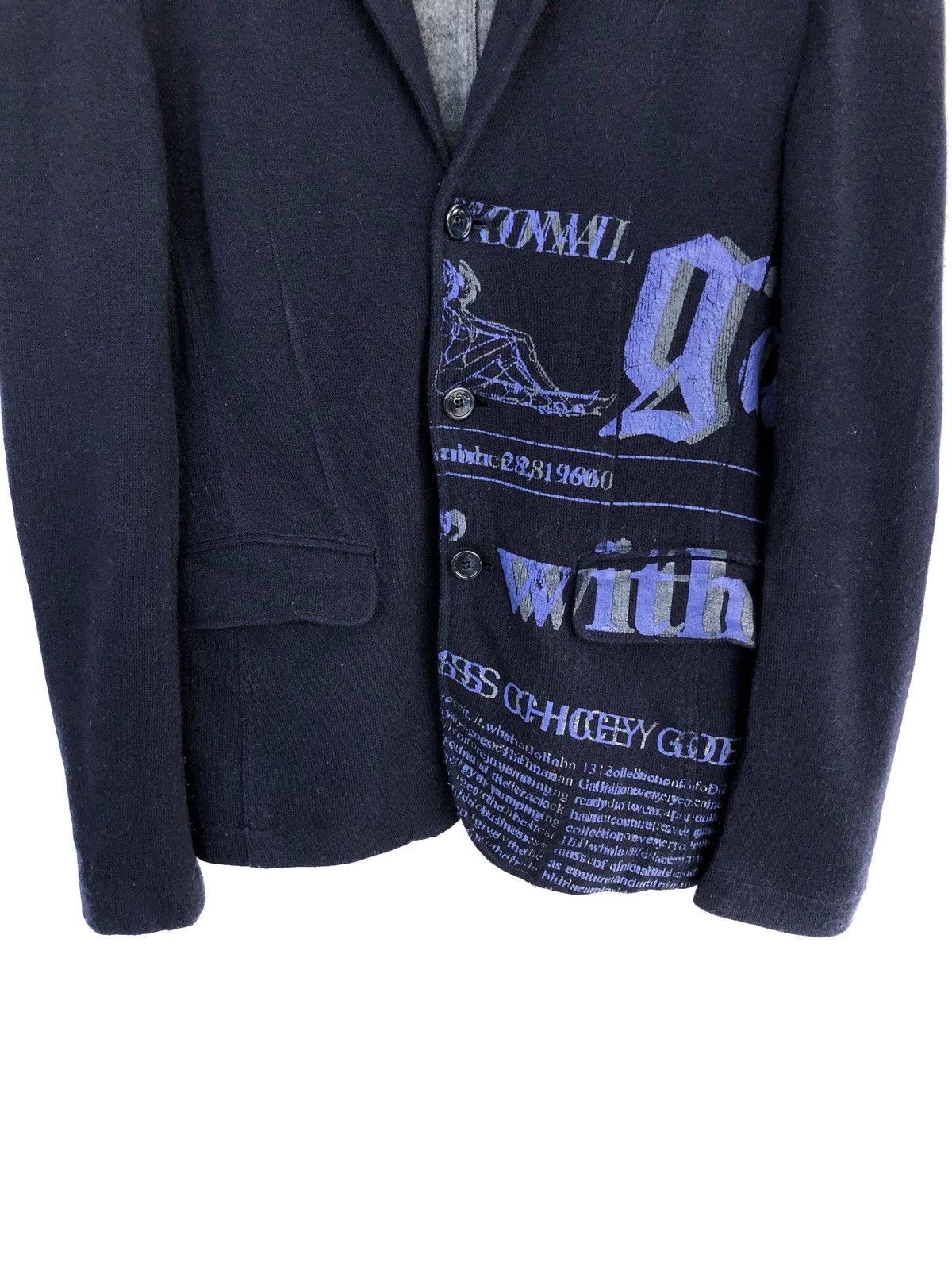 John Galliano ARCHIVE🔥Galliano Anarchy Poem Button Runway Jacket Size US S / EU 44-46 / 1 - 4 Thumbnail