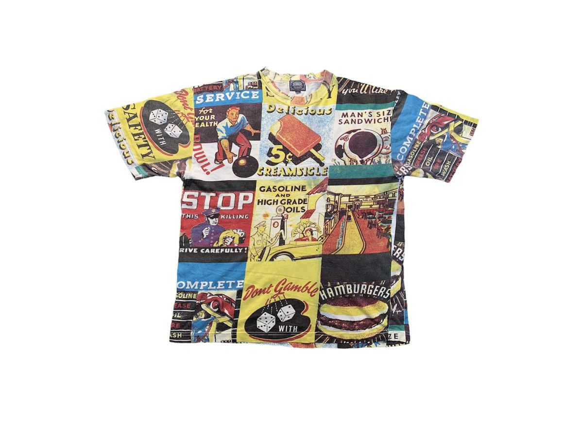 Japanese Brand Rare Virgin Voyage Fashion Minded Full All Over Printed Tee Size US XL / EU 56 / 4 - 1 Thumbnail