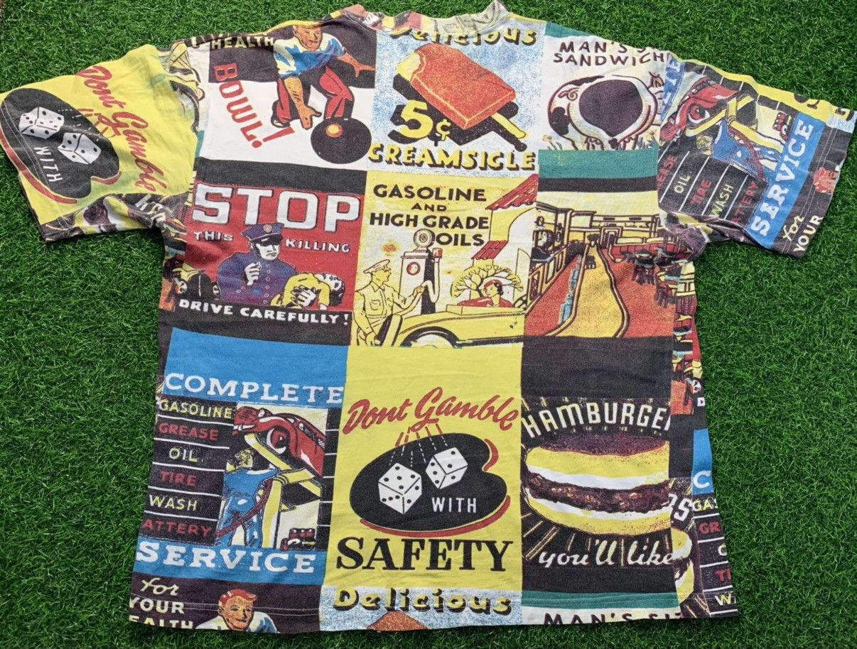 Japanese Brand Rare Virgin Voyage Fashion Minded Full All Over Printed Tee Size US XL / EU 56 / 4 - 3 Thumbnail