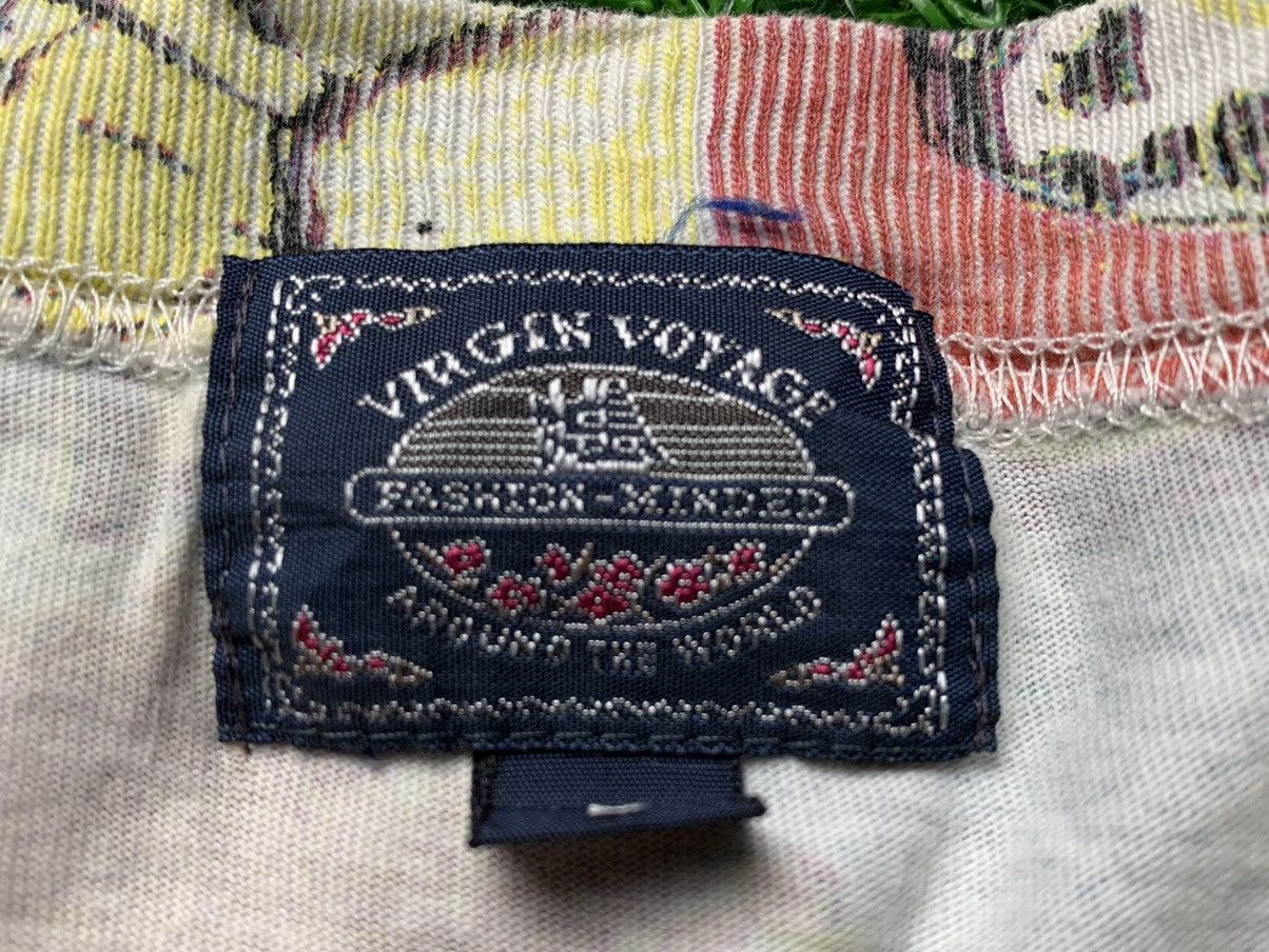 Japanese Brand Rare Virgin Voyage Fashion Minded Full All Over Printed Tee Size US XL / EU 56 / 4 - 4 Thumbnail