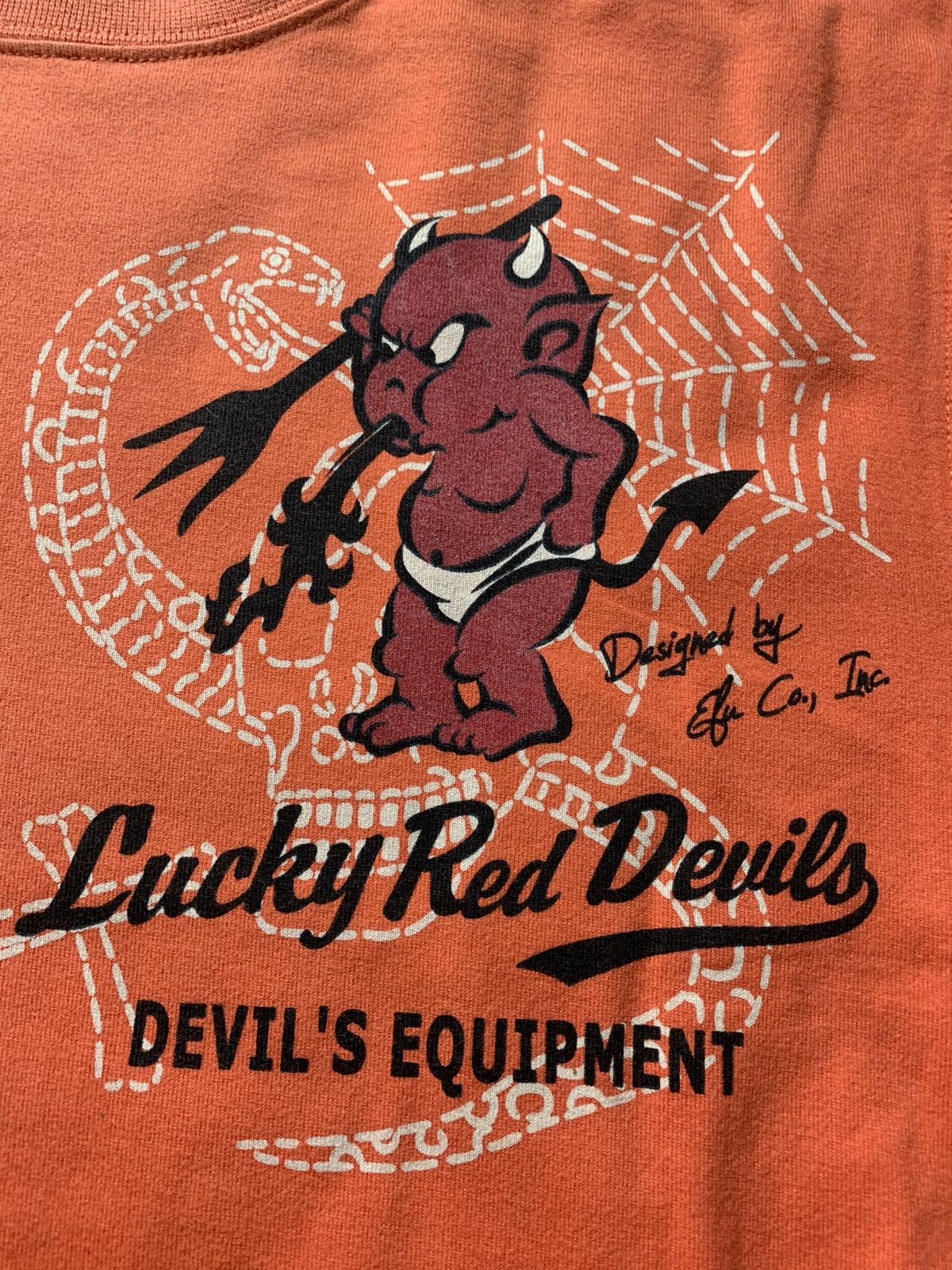 Japanese Brand Tedman’s Lucky Red Devil Tee By Ted Company Size US M / EU 48-50 / 2 - 3 Thumbnail