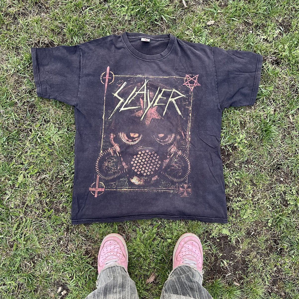 Vintage Vintage 90s Tee Vampire Skulls Slayer Dead Face L Size US L / EU 52-54 / 3 - 1 Thumbnail