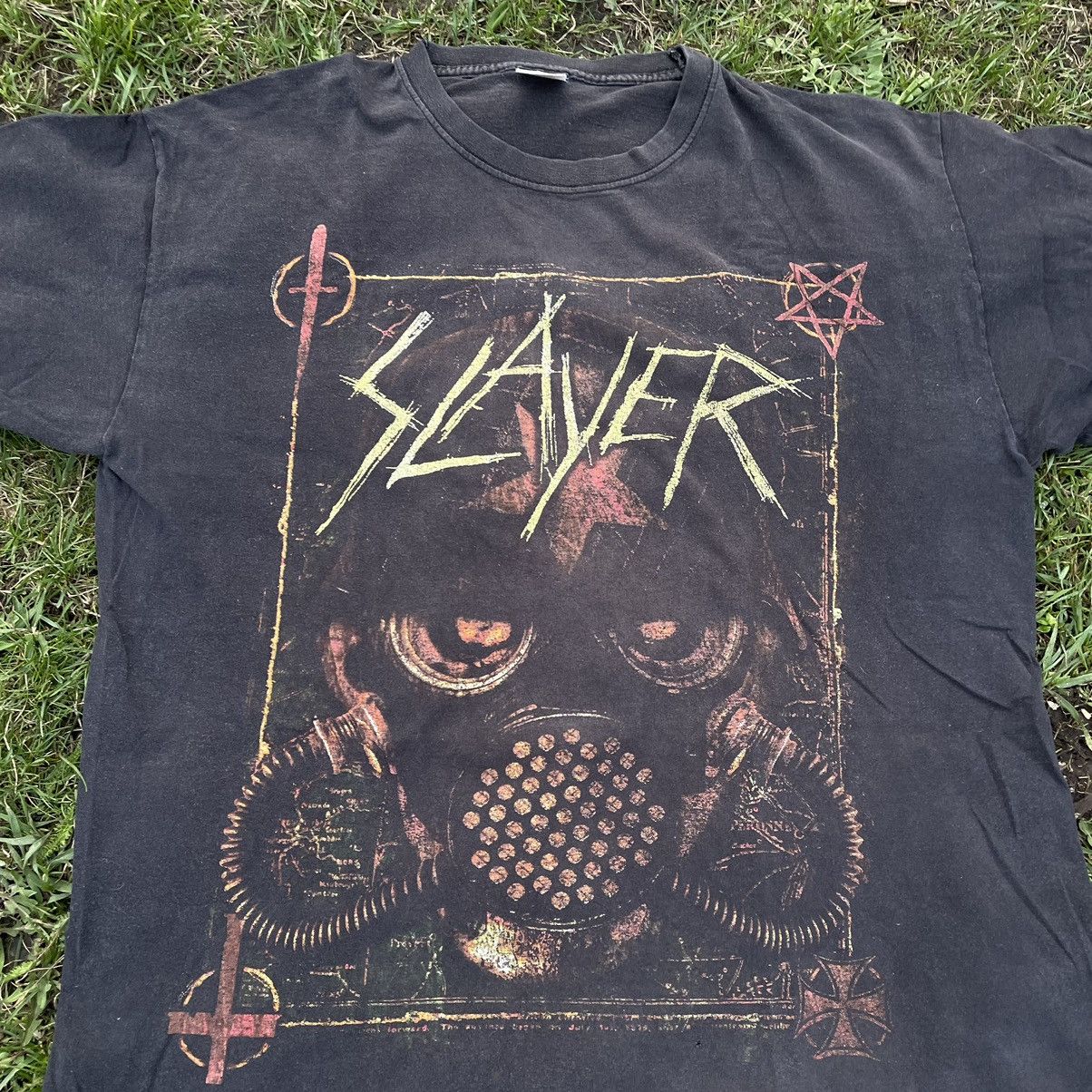 Vintage Vintage 90s Tee Vampire Skulls Slayer Dead Face L Size US L / EU 52-54 / 3 - 5 Thumbnail