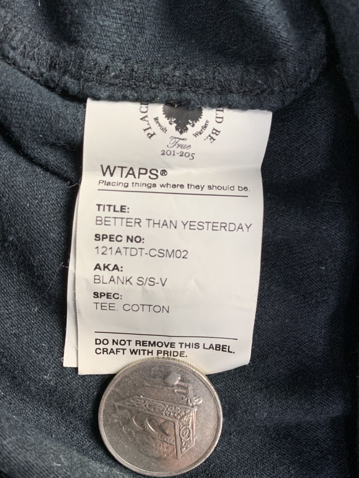 Wtaps WTAPS Visual Up Armored Better Than Yesterday Pocket Tee Size US M / EU 48-50 / 2 - 9 Thumbnail