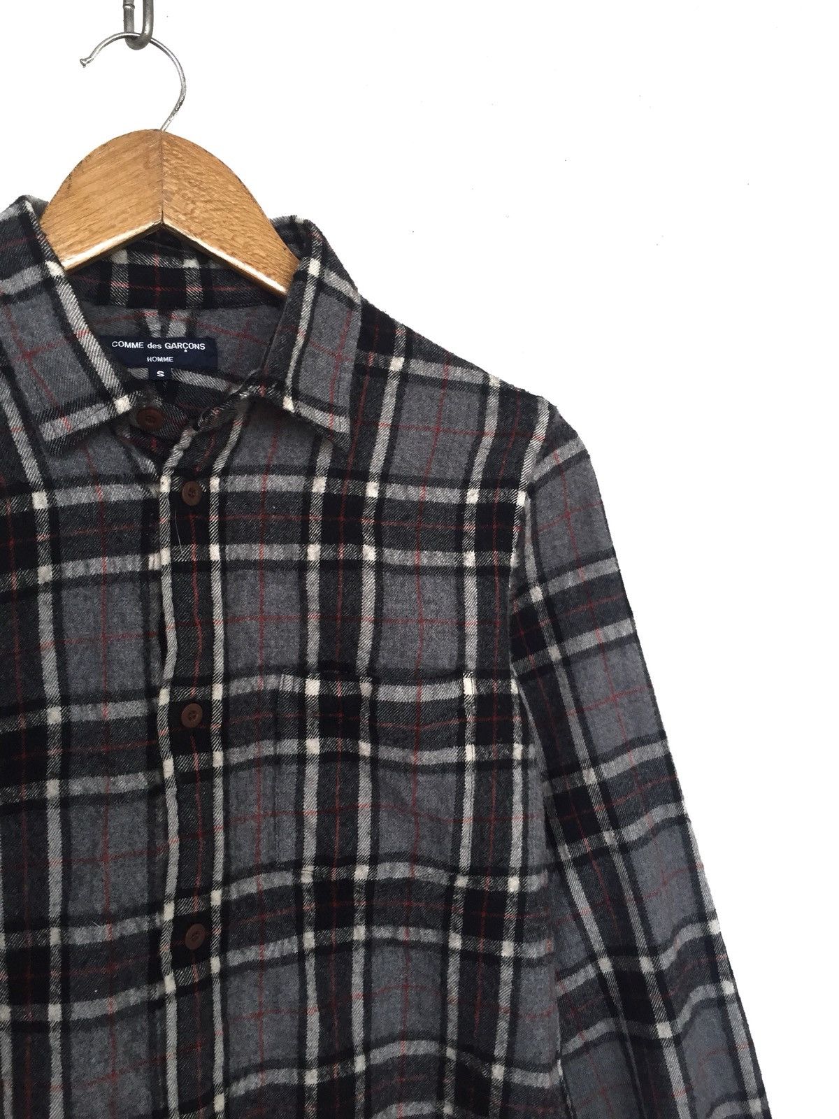 Comme des Garcons AW13 Comme des Garçons Homme Plaid Flannel Shirt Size US S / EU 44-46 / 1 - 1 Thumbnail