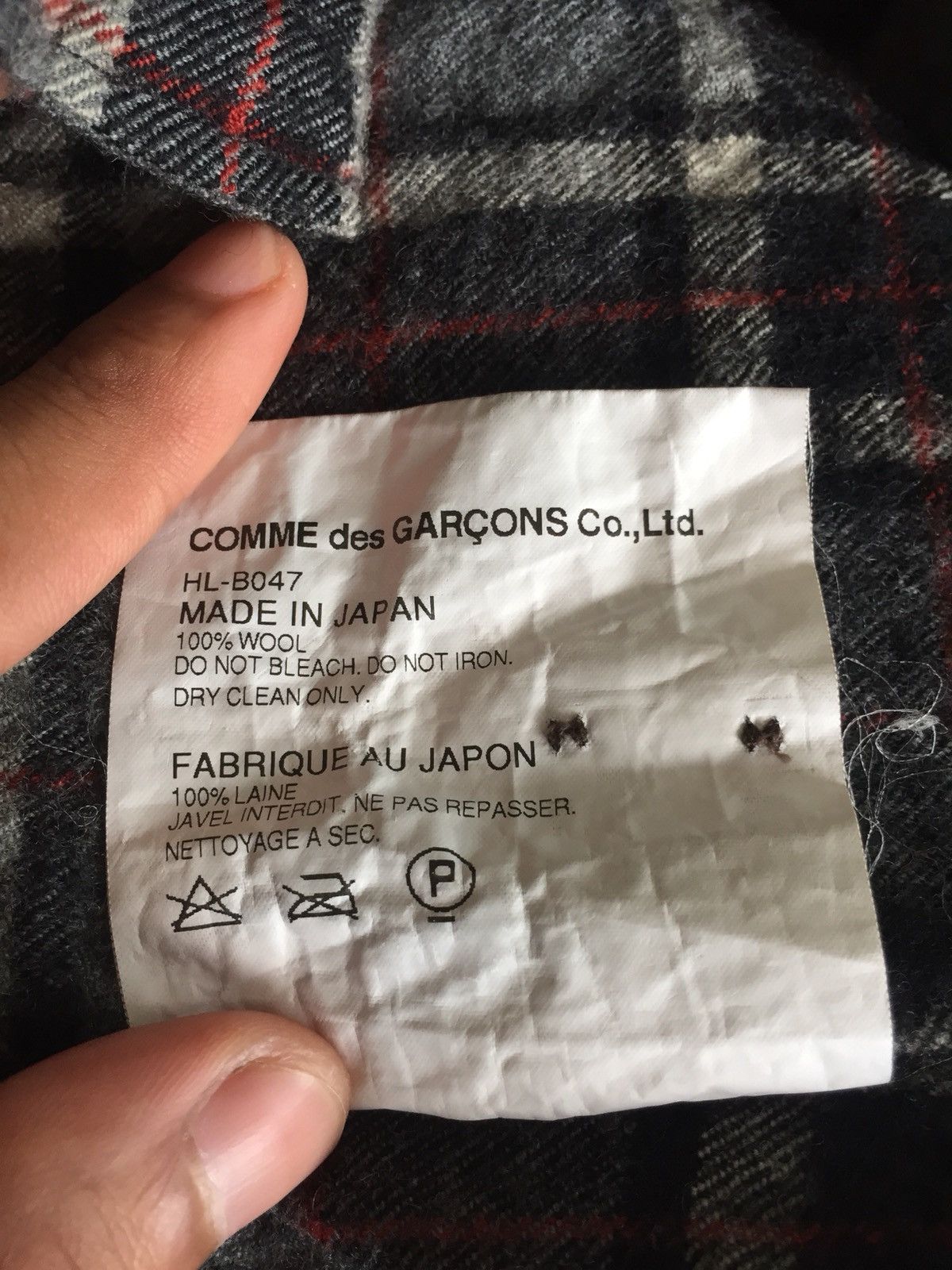 Comme des Garcons AW13 Comme des Garçons Homme Plaid Flannel Shirt Size US S / EU 44-46 / 1 - 8 Thumbnail