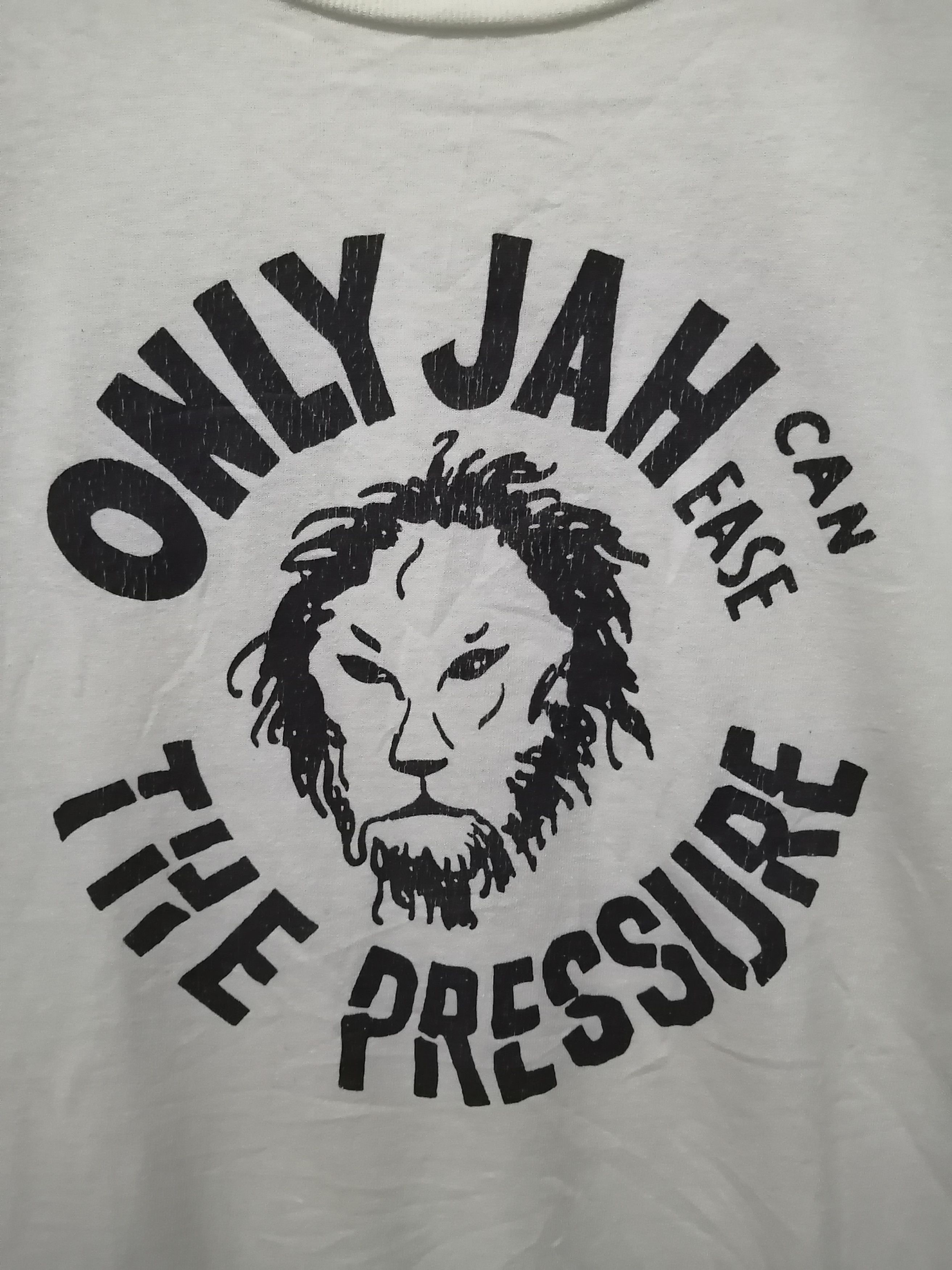 Band Tees Vintage EARL ZERO Only Jah Can Ease The Pressure Tee Size US M / EU 48-50 / 2 - 5 Thumbnail
