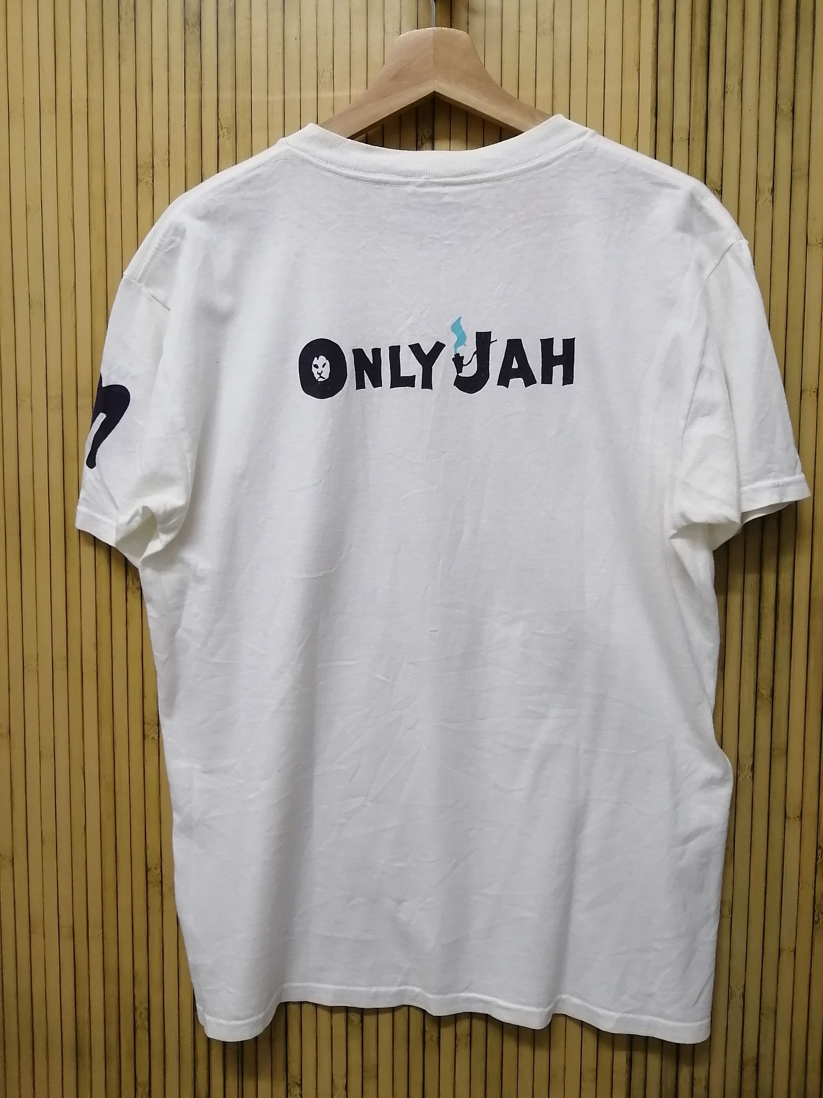 Band Tees Vintage EARL ZERO Only Jah Can Ease The Pressure Tee Size US M / EU 48-50 / 2 - 2 Thumbnail