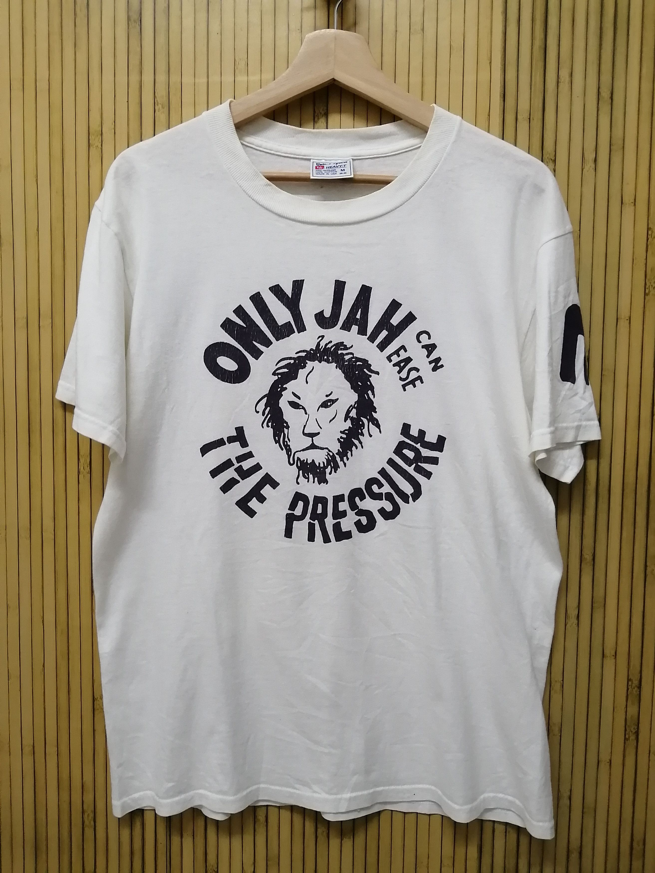 Band Tees Vintage EARL ZERO Only Jah Can Ease The Pressure Tee Size US M / EU 48-50 / 2 - 6 Thumbnail