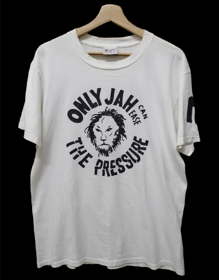 Band Tees Vintage EARL ZERO Only Jah Can Ease The Pressure Tee Size US M / EU 48-50 / 2 - 1 Thumbnail