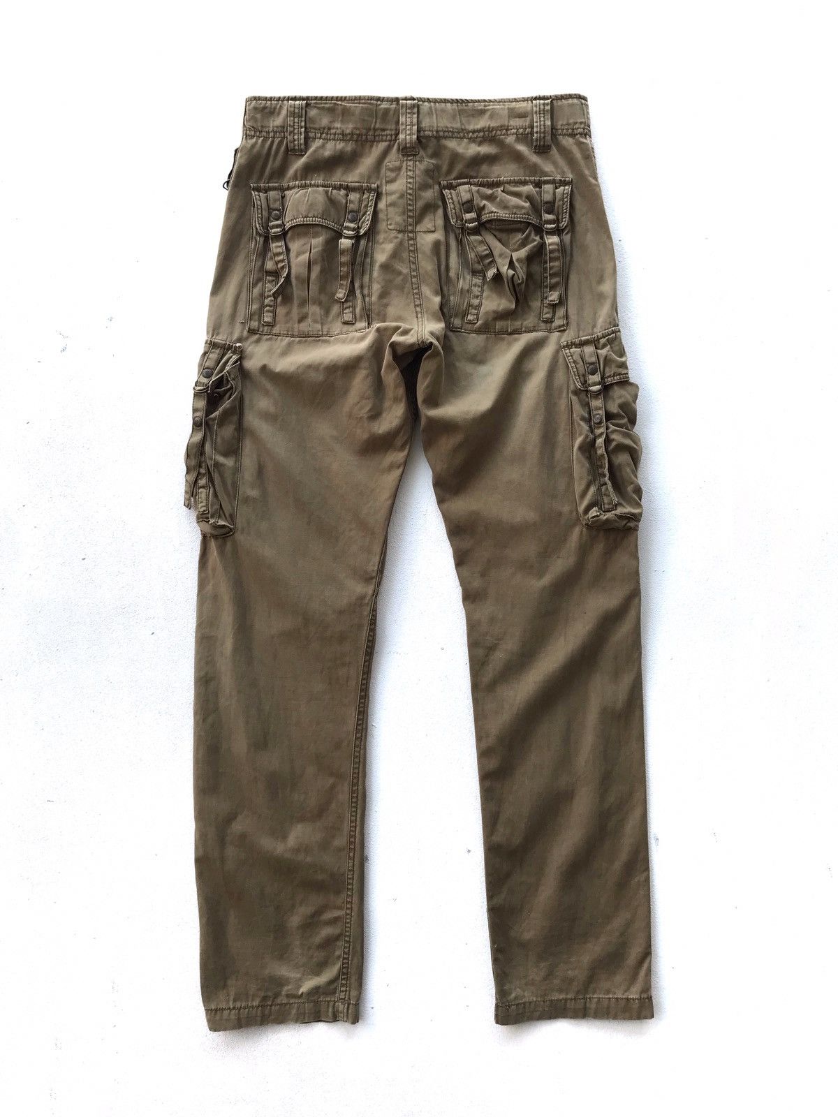 Japanese Brand BACK NUMBER Military Multipockets Drawstring Trouser Size US 32 / EU 48 - 8 Thumbnail