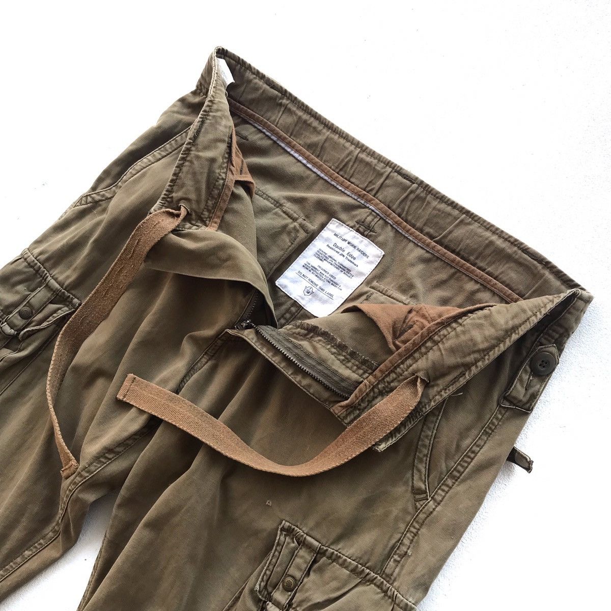 Japanese Brand BACK NUMBER Military Multipockets Drawstring Trouser Size US 32 / EU 48 - 4 Thumbnail