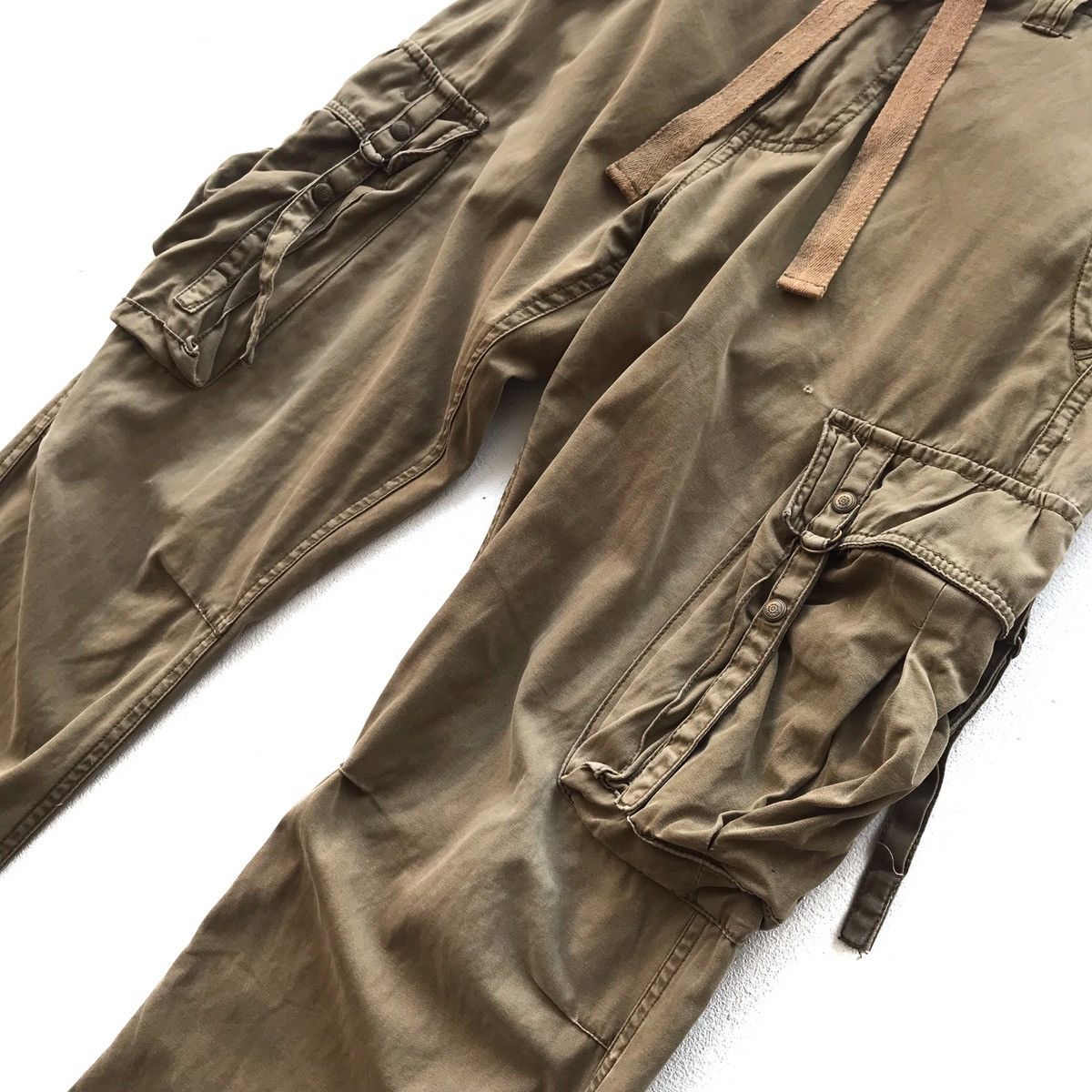 Japanese Brand BACK NUMBER Military Multipockets Drawstring Trouser Size US 32 / EU 48 - 6 Thumbnail