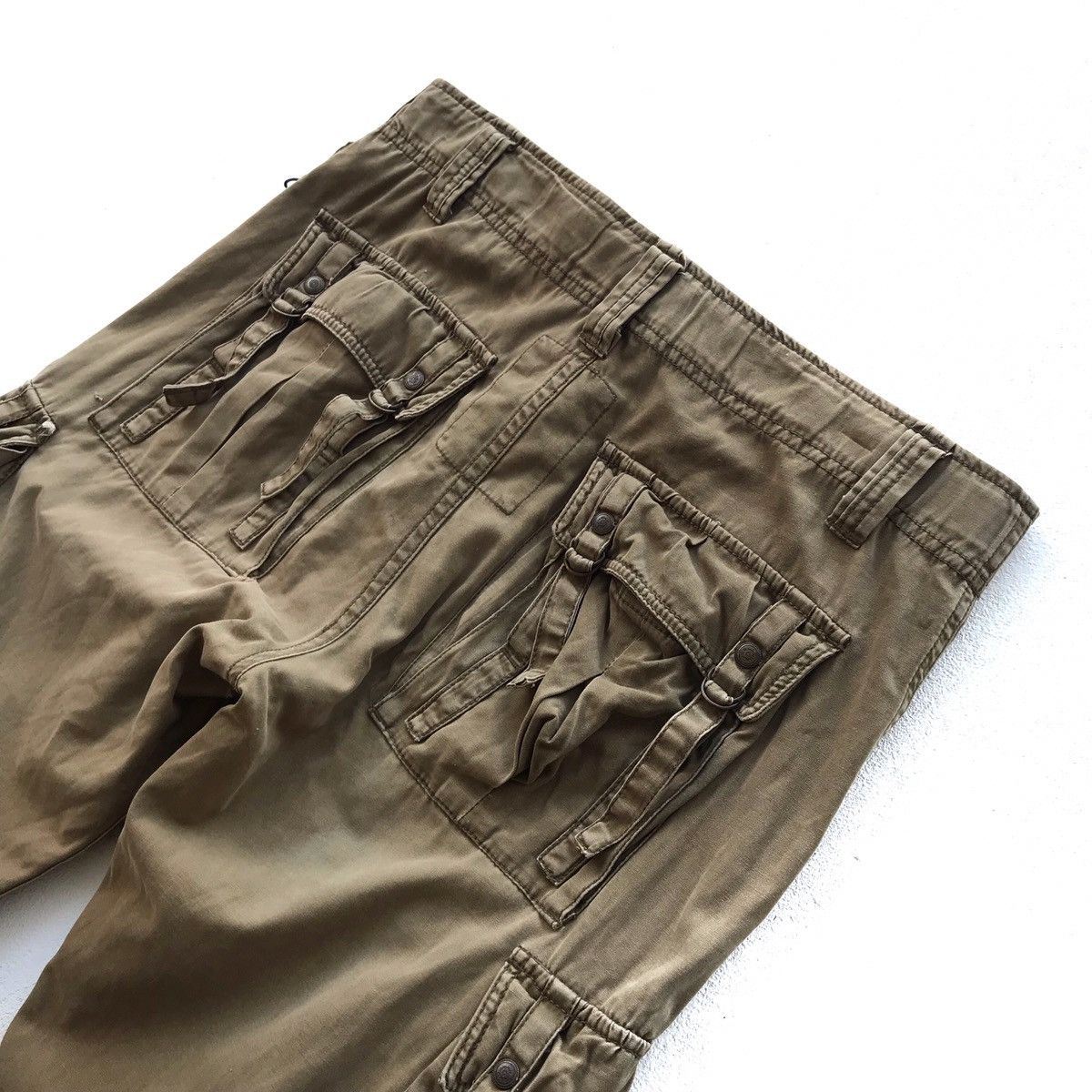 Japanese Brand BACK NUMBER Military Multipockets Drawstring Trouser Size US 32 / EU 48 - 9 Thumbnail