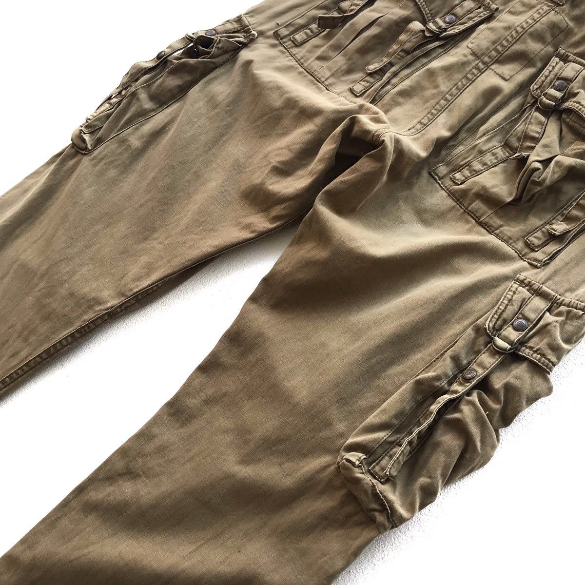 Japanese Brand BACK NUMBER Military Multipockets Drawstring Trouser Size US 32 / EU 48 - 10 Thumbnail