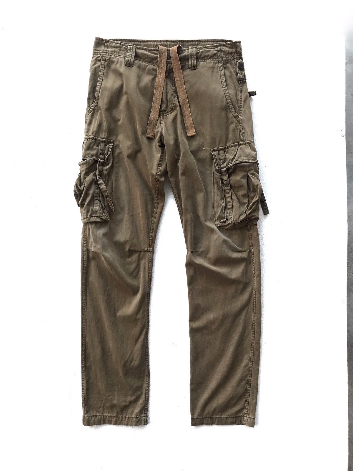 Japanese Brand BACK NUMBER Military Multipockets Drawstring Trouser Size US 32 / EU 48 - 2 Thumbnail