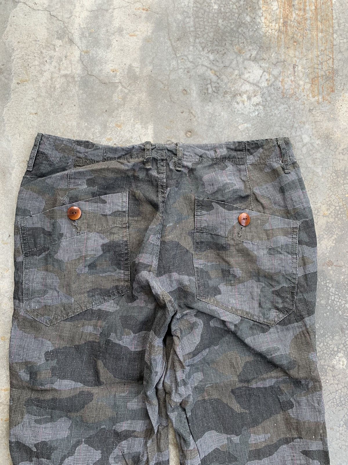 Japanese Brand × NANO universe MadeinJapan Nano Universe Camo Bottom Zip Linen Pant Size US 31 - 5 Thumbnail
