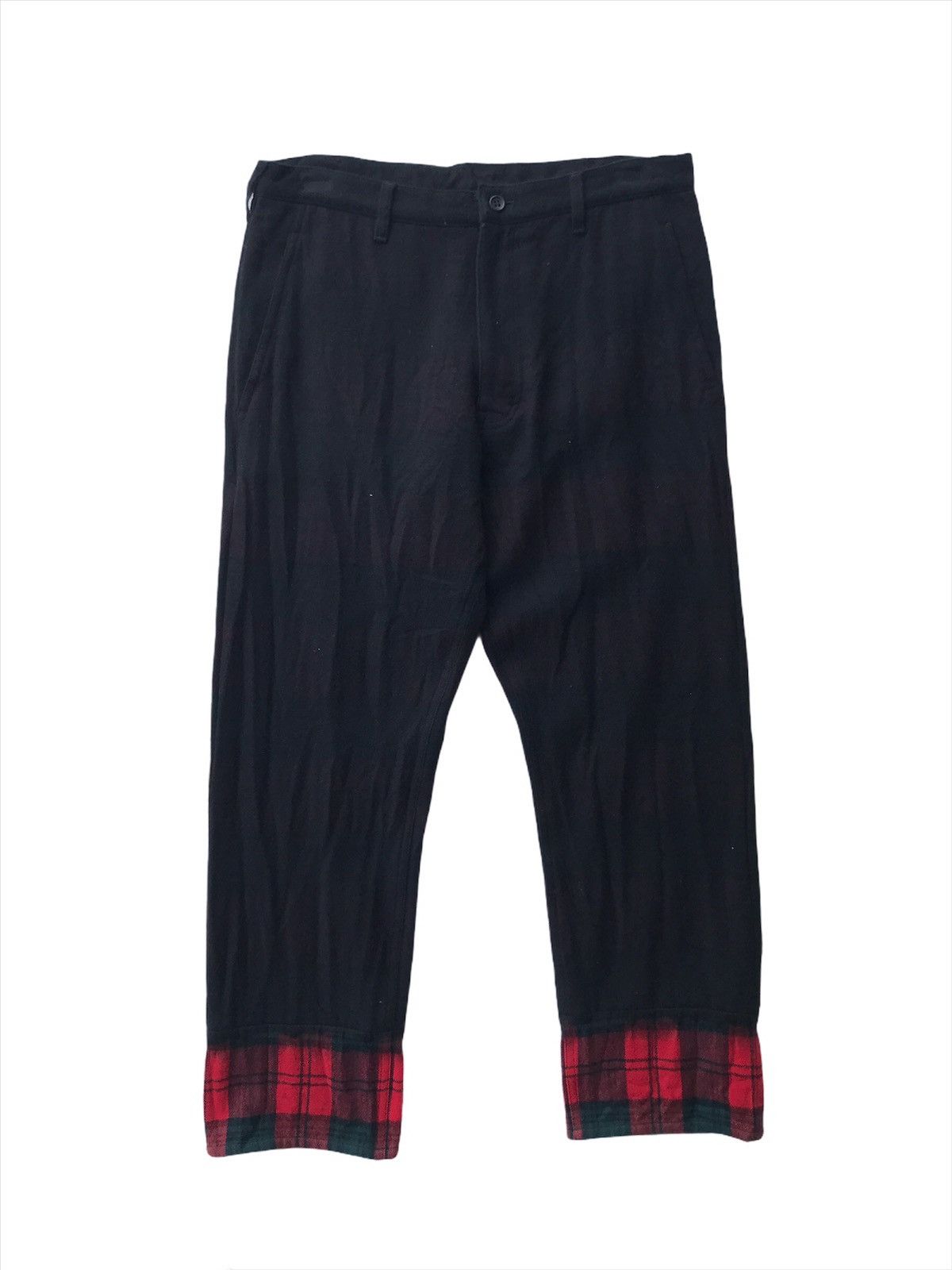 Comme des Garcons Black CDG Plaid Tartan Stripes Wool Pant Junya Watanabe Size US 30 / EU 46 - 2 Thumbnail