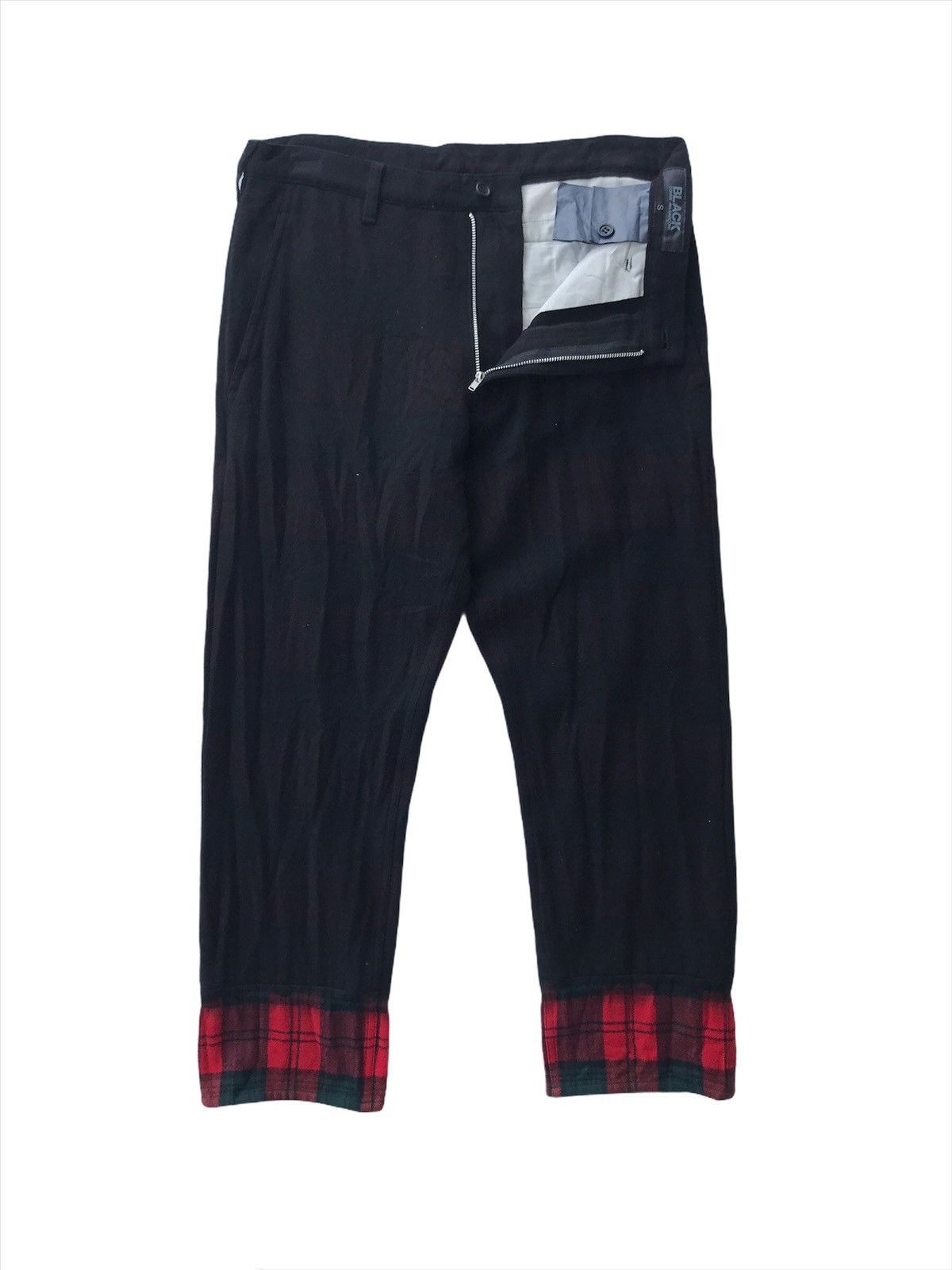 Comme des Garcons Black CDG Plaid Tartan Stripes Wool Pant Junya Watanabe Size US 30 / EU 46 - 1 Thumbnail