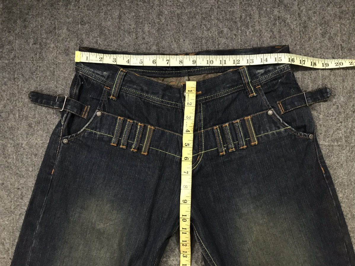 Japanese Brand × Vintage Vintage Japanese Brand Back Side Skull Pocket Jeans Style Size US 32 / EU 48 - 17 Thumbnail