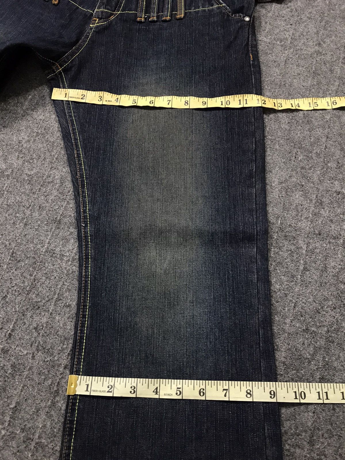 Japanese Brand × Vintage Vintage Japanese Brand Back Side Skull Pocket Jeans Style Size US 32 / EU 48 - 18 Thumbnail