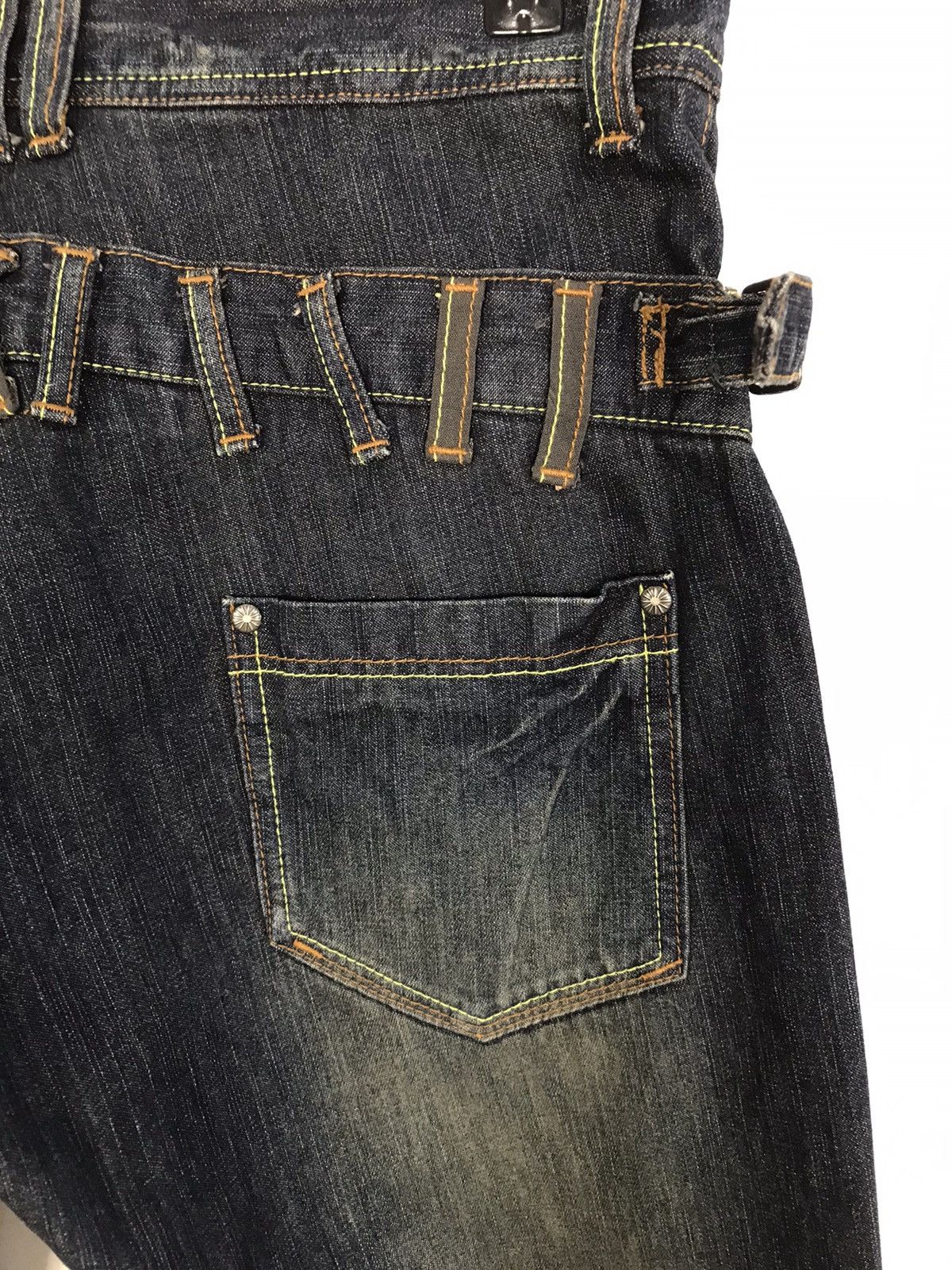 Japanese Brand × Vintage Vintage Japanese Brand Back Side Skull Pocket Jeans Style Size US 32 / EU 48 - 12 Thumbnail