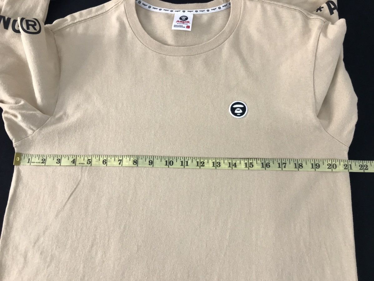 Aape Aape By A Bathing Ape L/S Tee Size US L / EU 52-54 / 3 - 15 Thumbnail