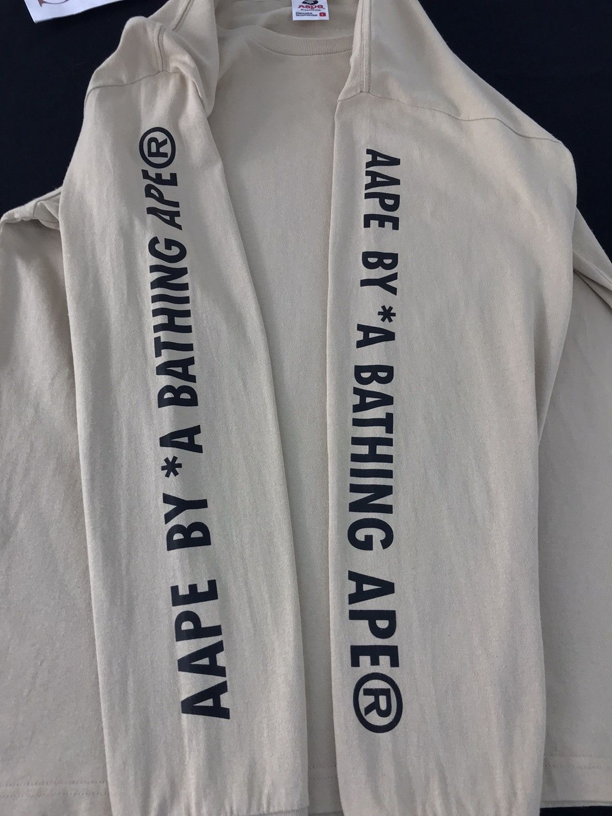 Aape Aape By A Bathing Ape L/S Tee Size US L / EU 52-54 / 3 - 5 Thumbnail