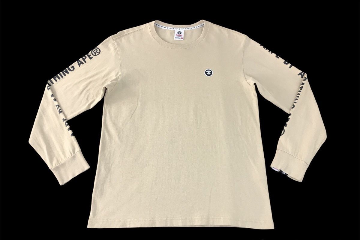 Aape Aape By A Bathing Ape L/S Tee Size US L / EU 52-54 / 3 - 1 Thumbnail