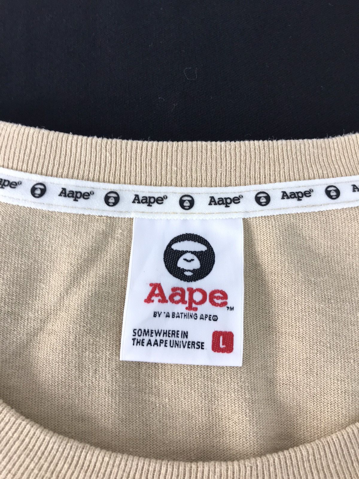 Aape Aape By A Bathing Ape L/S Tee Size US L / EU 52-54 / 3 - 6 Thumbnail