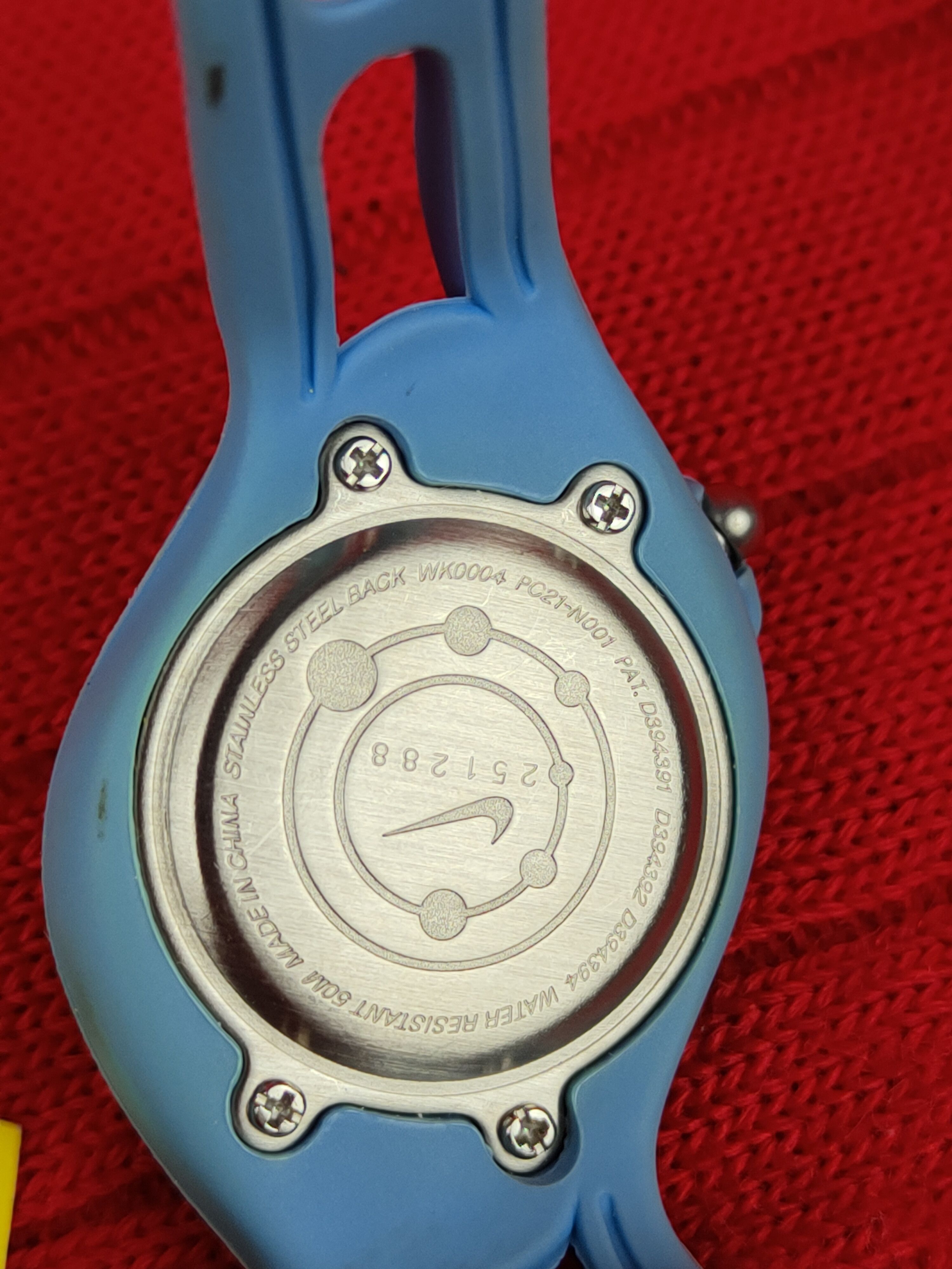 Nike DL Y2K Nike light blue Analog Vintage Sports Watch #J020s Size ONE SIZE - 13 Thumbnail