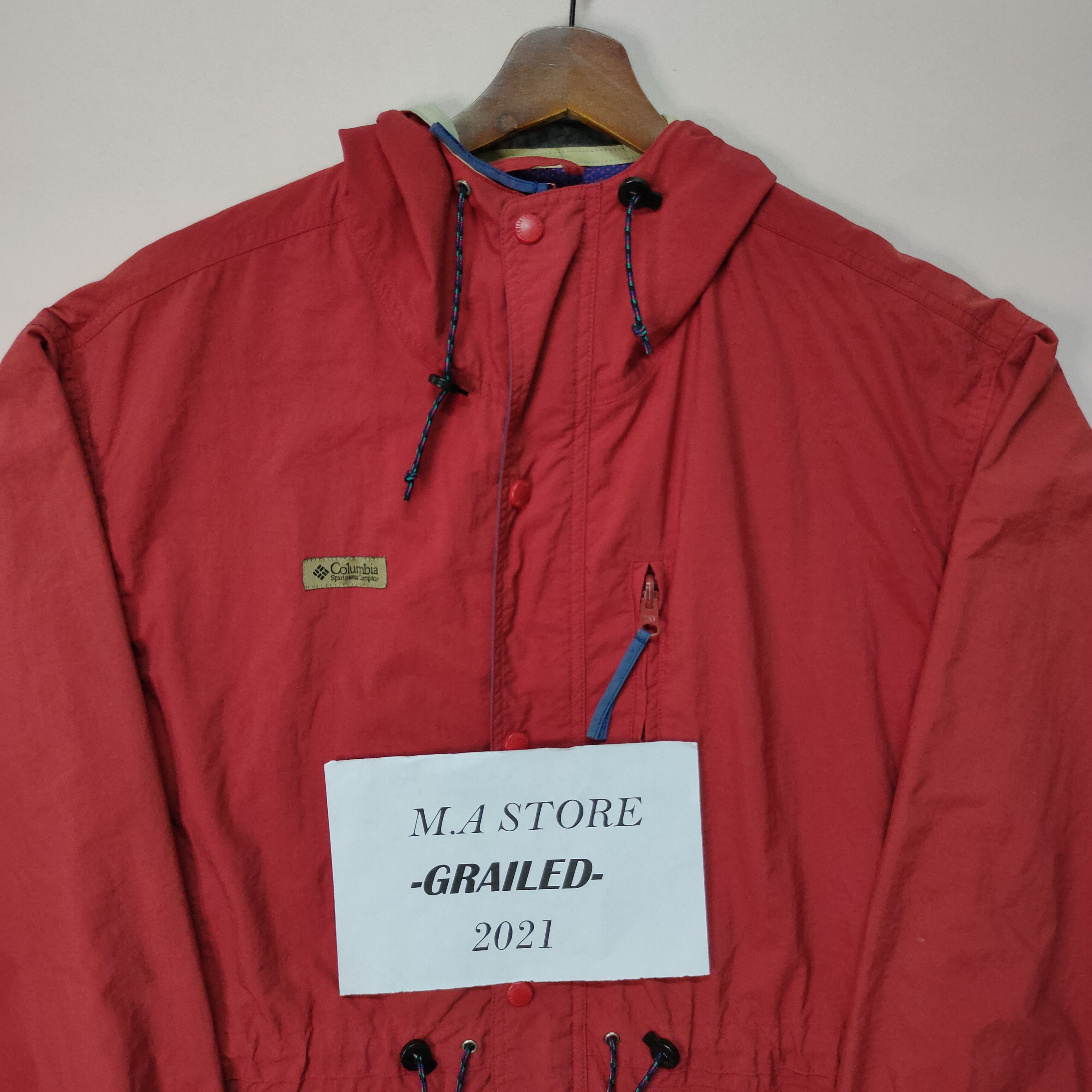 Columbia VINTAGE COLUMBIA SPORTWEAR COMPANY HOODIE ZIPPER JACKET Size US L / EU 52-54 / 3 - 9 Thumbnail