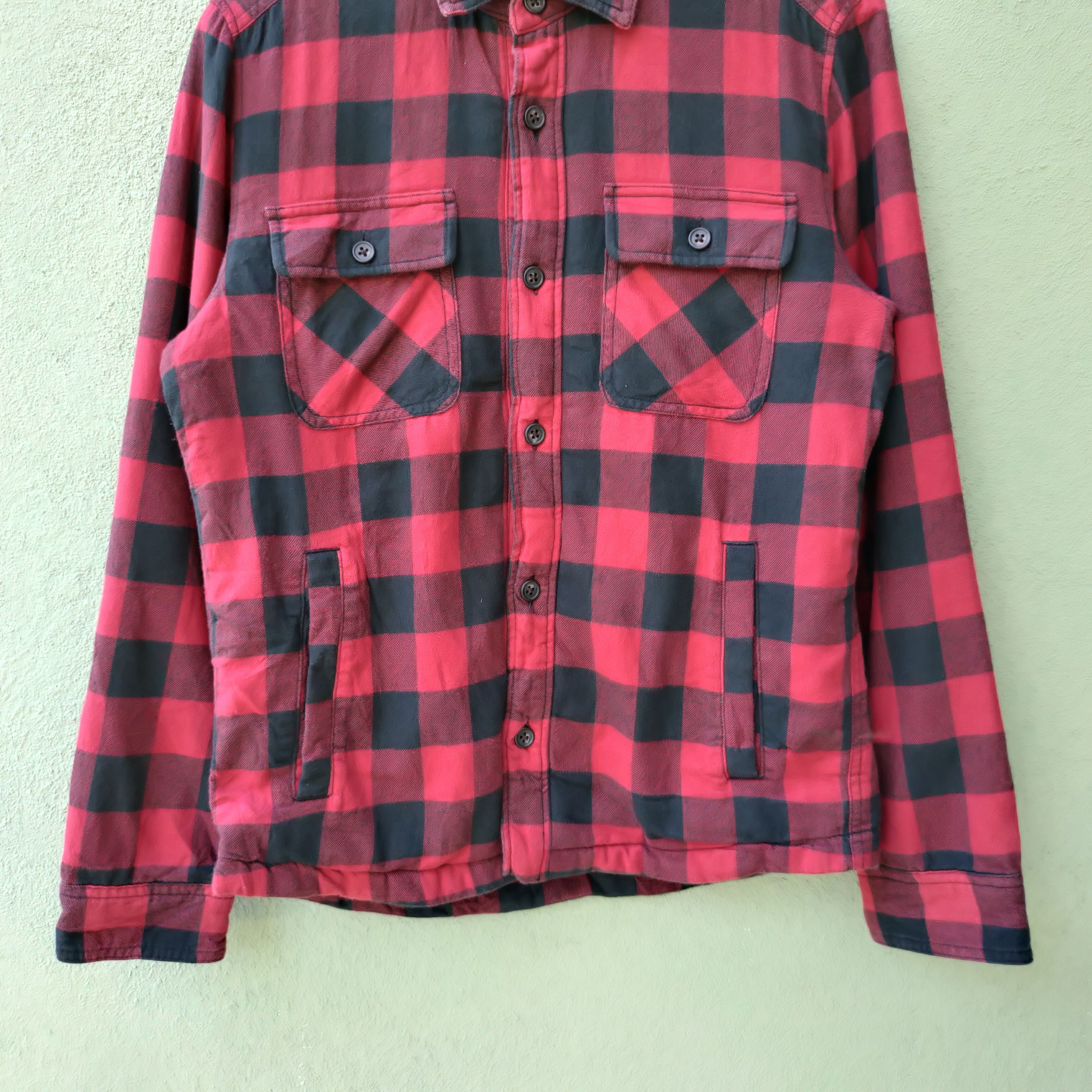 Japanese Brand Japanese Cheeckred Sherpa Fleece Inside Button Up Shirt Size US M / EU 48-50 / 2 - 3 Thumbnail