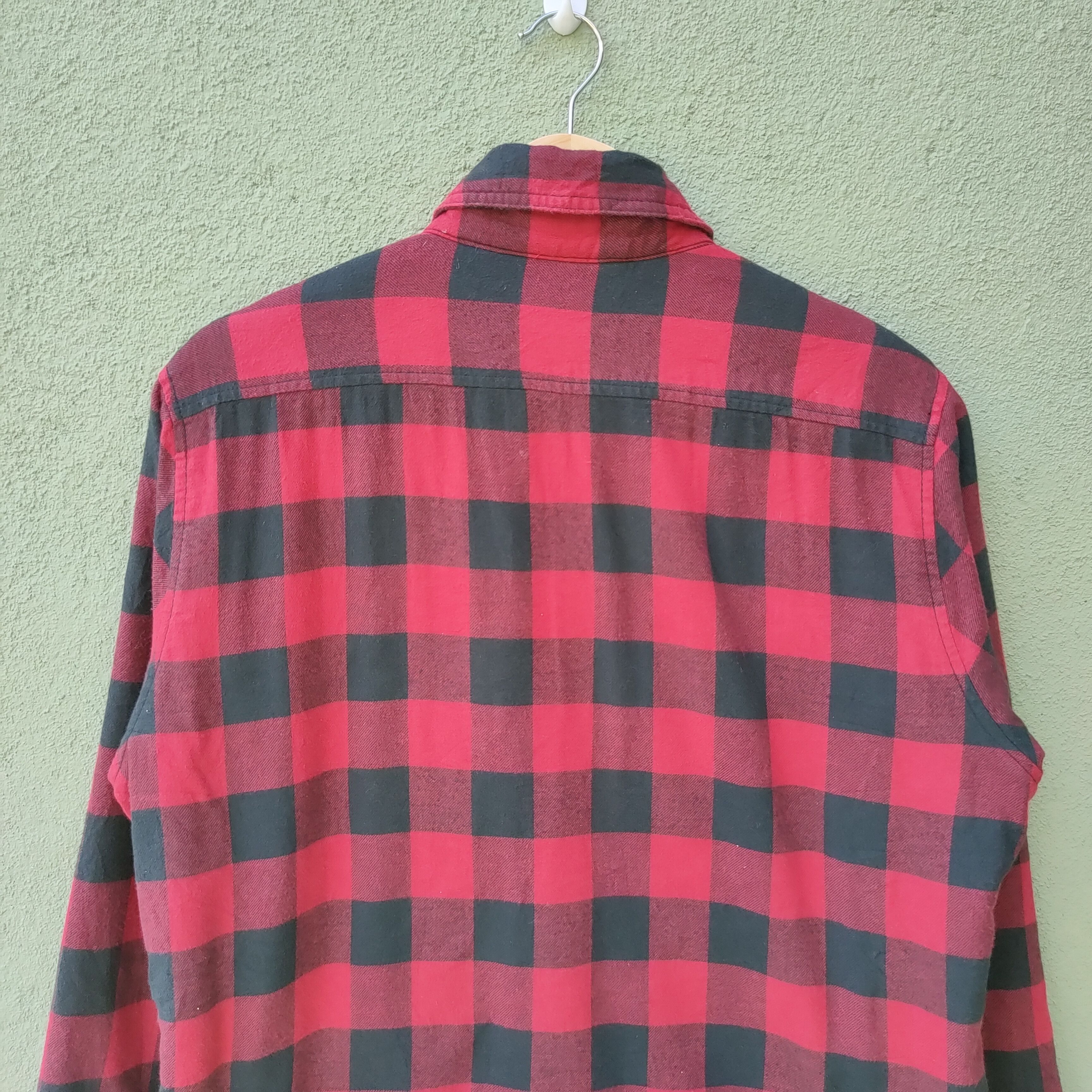 Japanese Brand Japanese Cheeckred Sherpa Fleece Inside Button Up Shirt Size US M / EU 48-50 / 2 - 8 Thumbnail