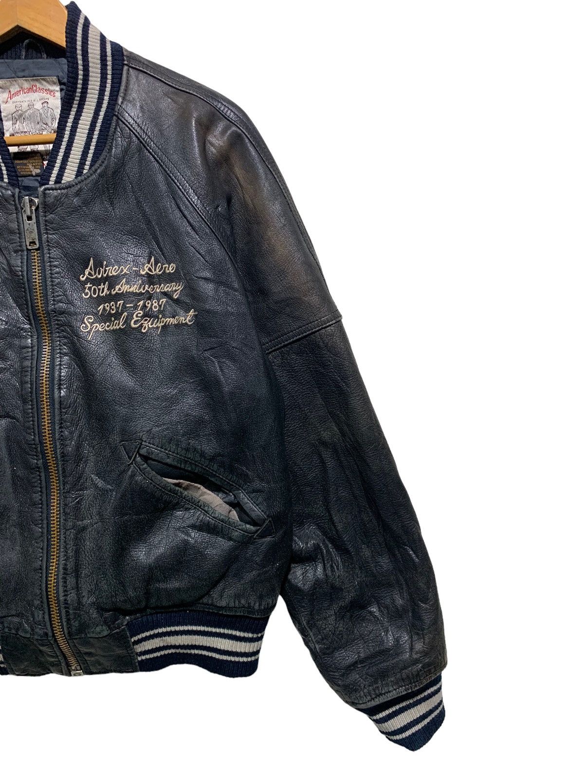 Avirex 🔥AVIREX CHAMPS GENUINE LEATHER VARSITY JACKETS Size US S / EU 44-46 / 1 - 6 Thumbnail