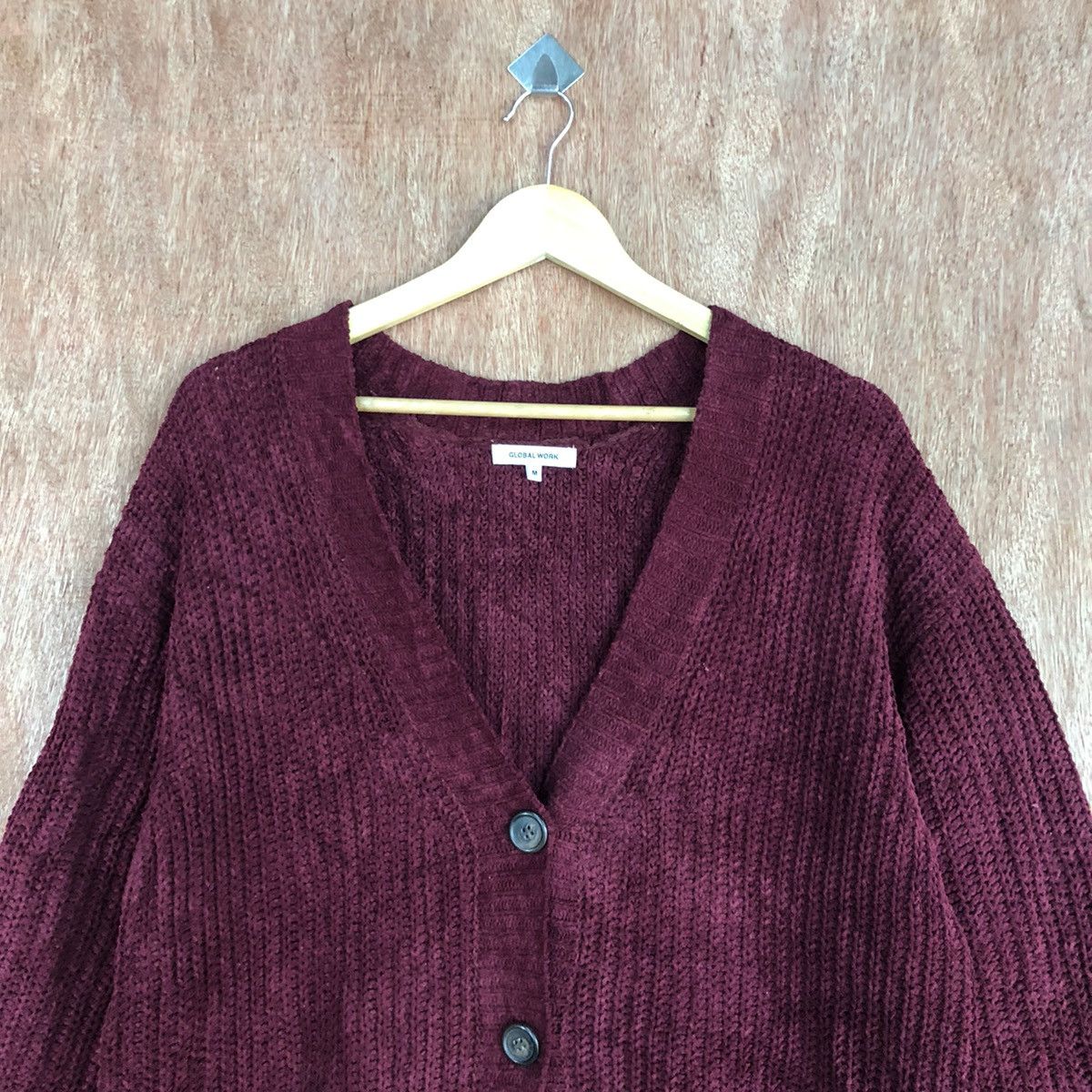 Global Work DL Global Work Red Cardigan #c905 Size US M / EU 48-50 / 2 - 9 Thumbnail