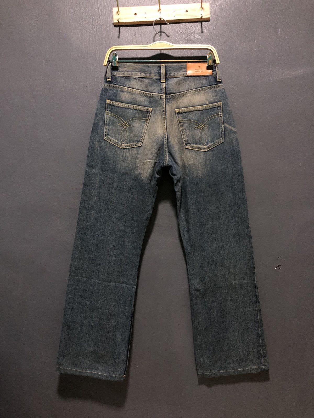 Gucci HOT🔥GUCCI SELVEDGE FLARE DENIM MADE IN ITALY 🇮🇹 Size US 30 / EU 46 - 5 Thumbnail