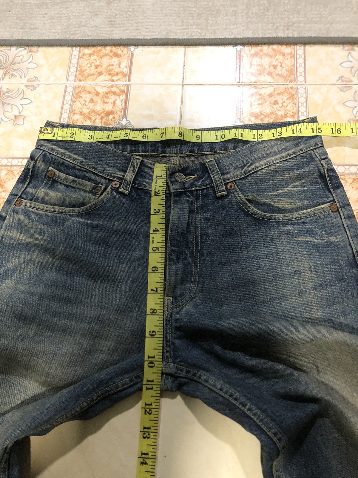 Gucci HOT🔥GUCCI SELVEDGE FLARE DENIM MADE IN ITALY 🇮🇹 Size US 30 / EU 46 - 11 Thumbnail