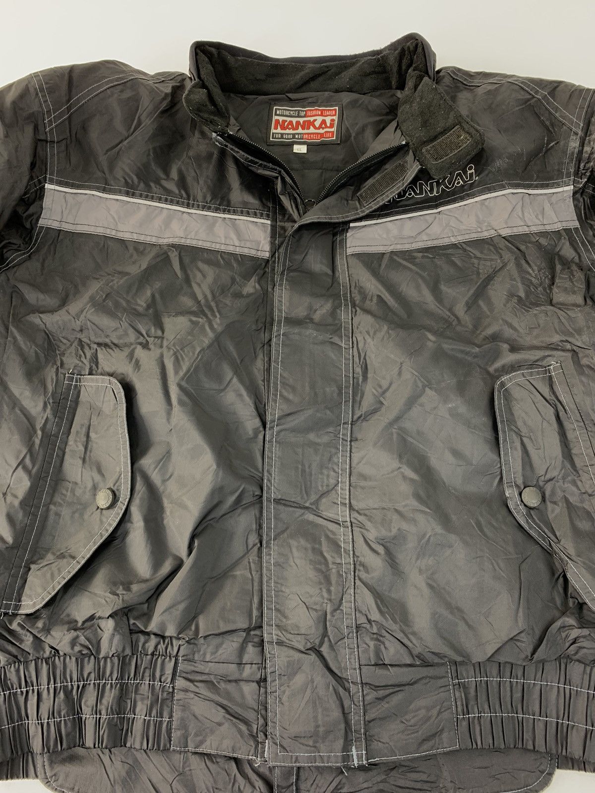 Japanese Brand Nankai Jacket Biker Riding Motorcycle Zip Velcro Style Size US L / EU 52-54 / 3 - 4 Thumbnail