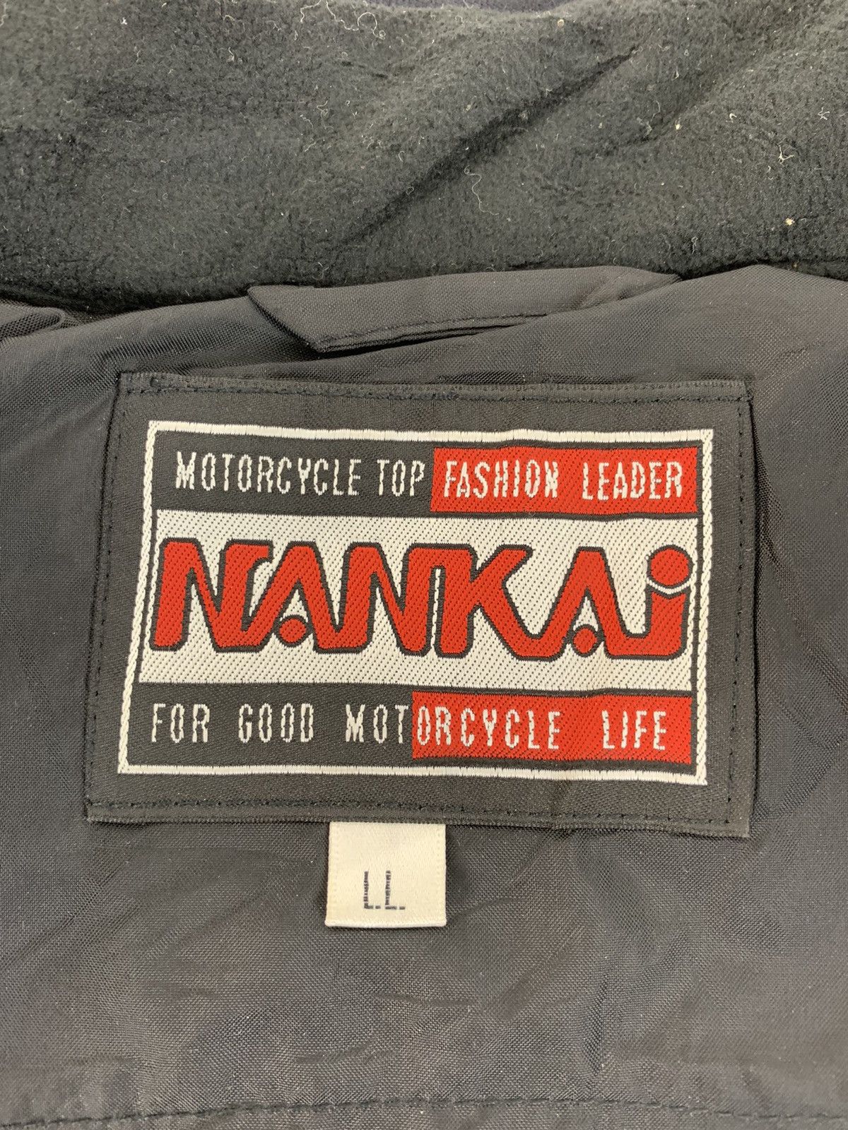 Japanese Brand Nankai Jacket Biker Riding Motorcycle Zip Velcro Style Size US L / EU 52-54 / 3 - 7 Thumbnail