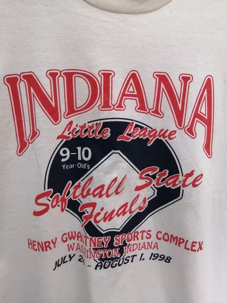 Vintage Vintage INDIANA Softball Tshirt - Size XL Size US XL / EU 56 / 4 - 2 Thumbnail