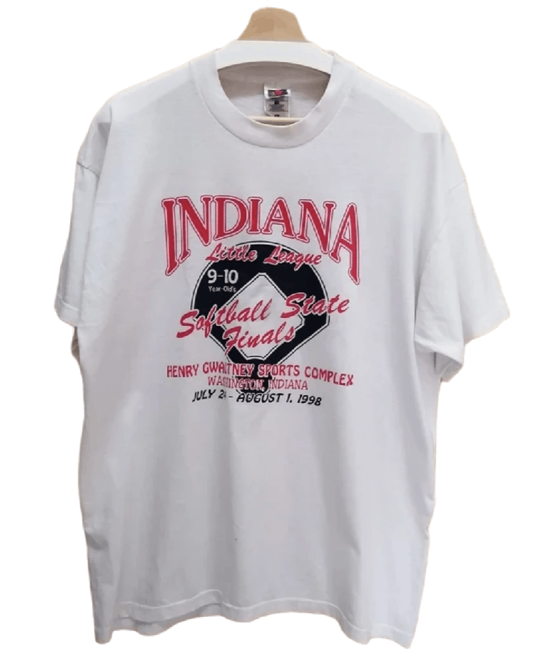 Vintage Vintage INDIANA Softball Tshirt - Size XL Size US XL / EU 56 / 4 - 1 Thumbnail