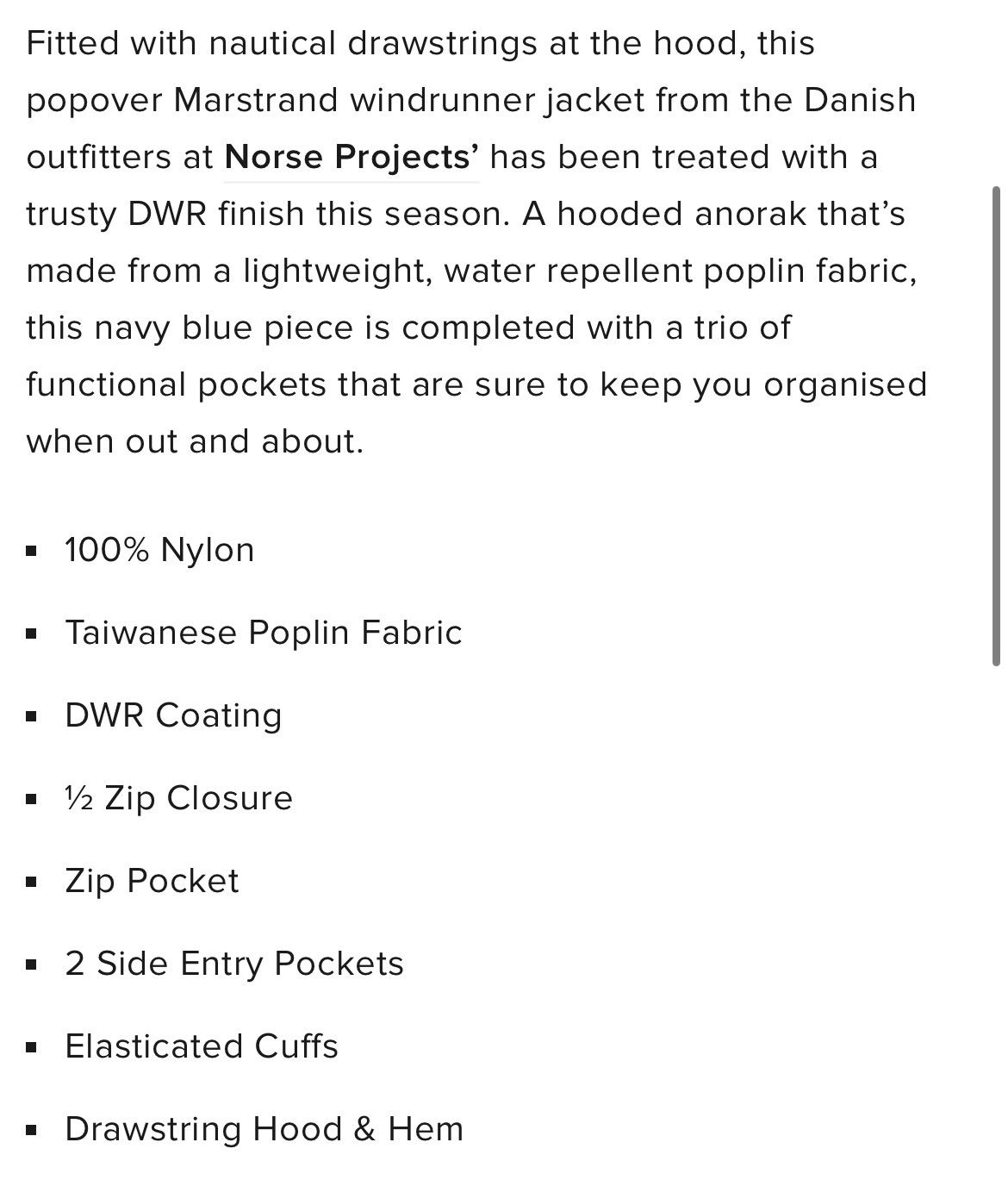 Norse Projects norse projects anorak Size US S / EU 44-46 / 1 - 7 Thumbnail