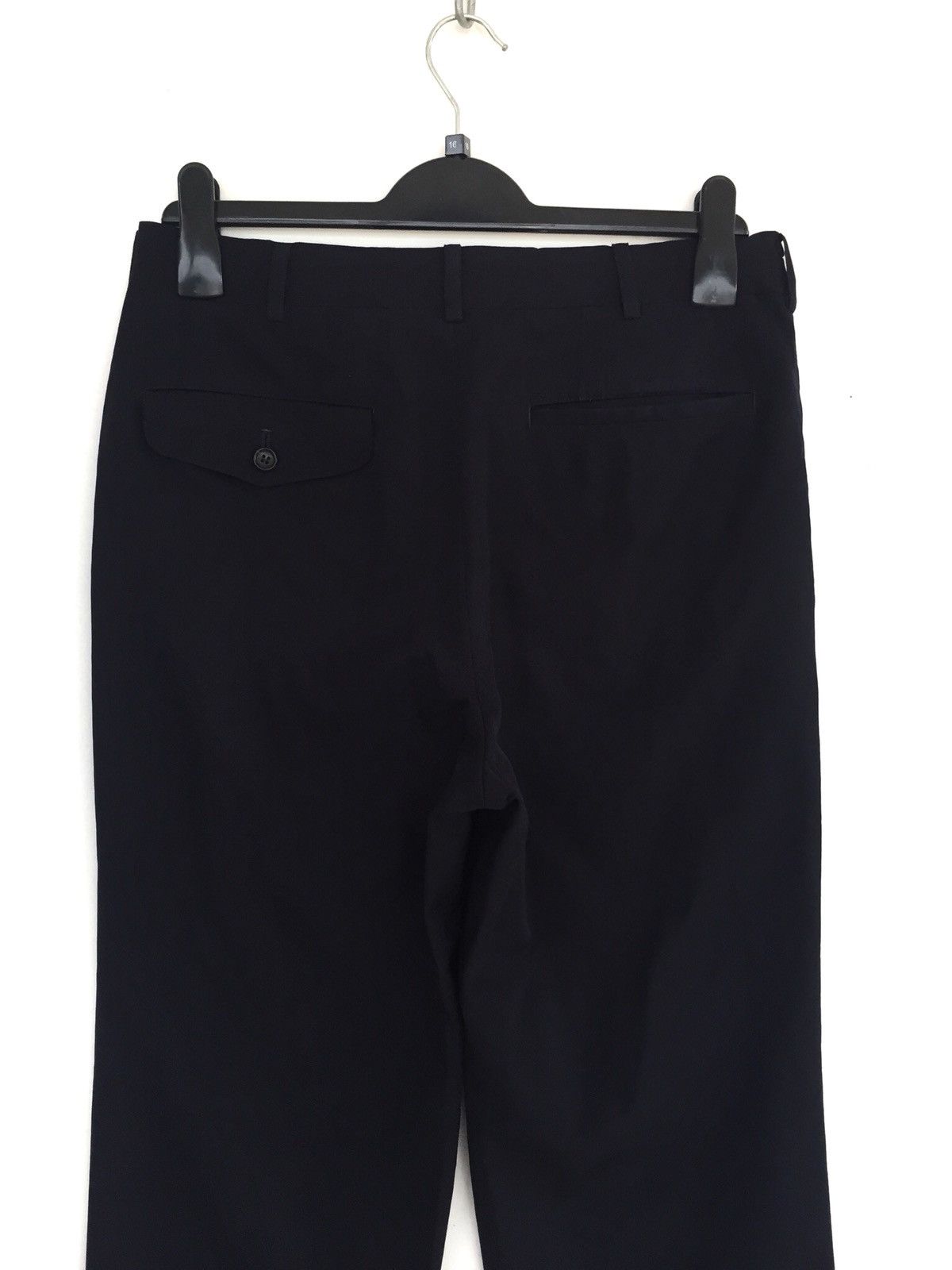 Comme des Garcons Homme FW09 Comme des Garcons Homme Black Minimal Gabardine Pants Size US 31 - 6 Thumbnail