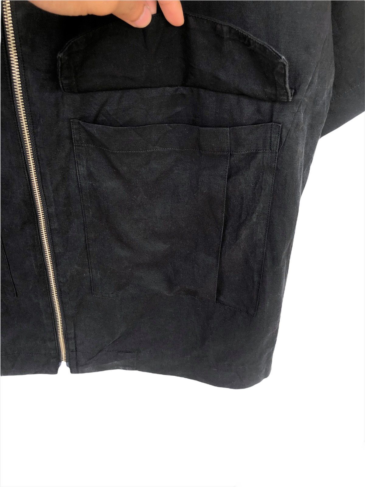 Number (N)ine GRAIL🔥AW15 Number Nine Rayon Zipper Shirt Jacket Size US XL / EU 56 / 4 - 6 Thumbnail